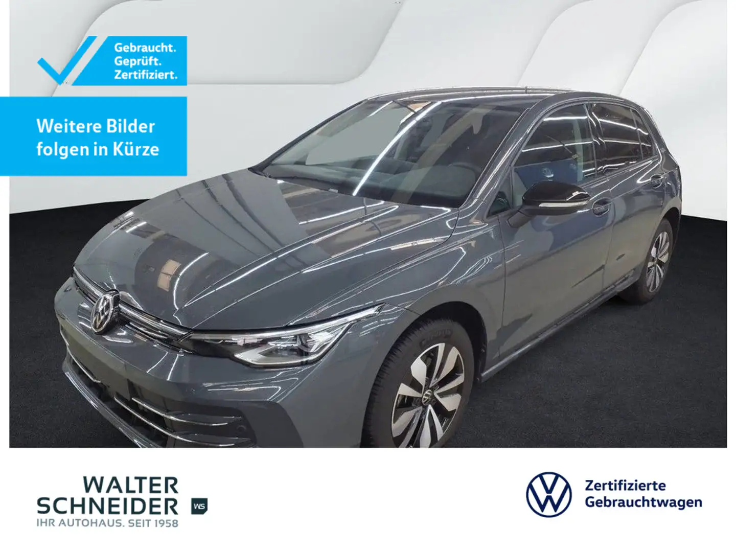 Volkswagen Golf 1,5 TSI Goal AHK Navi LED ACC SHZ Grijs - 1