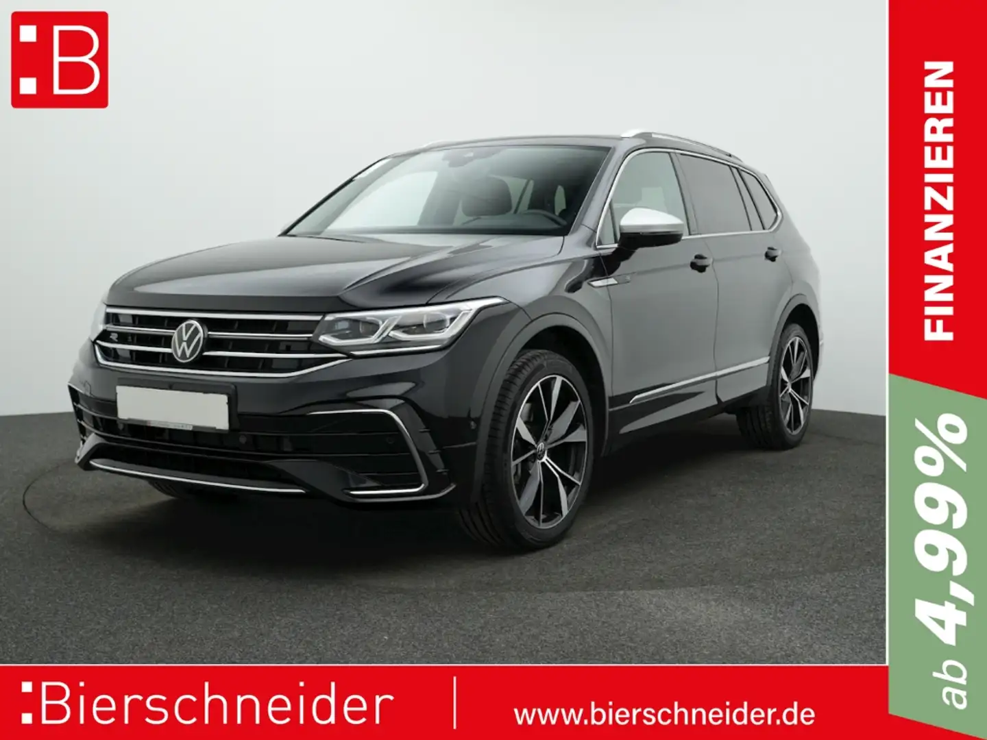 Volkswagen Tiguan Allspace 2.0 TSI DSG 4Mo. R-line 7-S. PANO AHK 20 MISANO AR Schwarz - 1