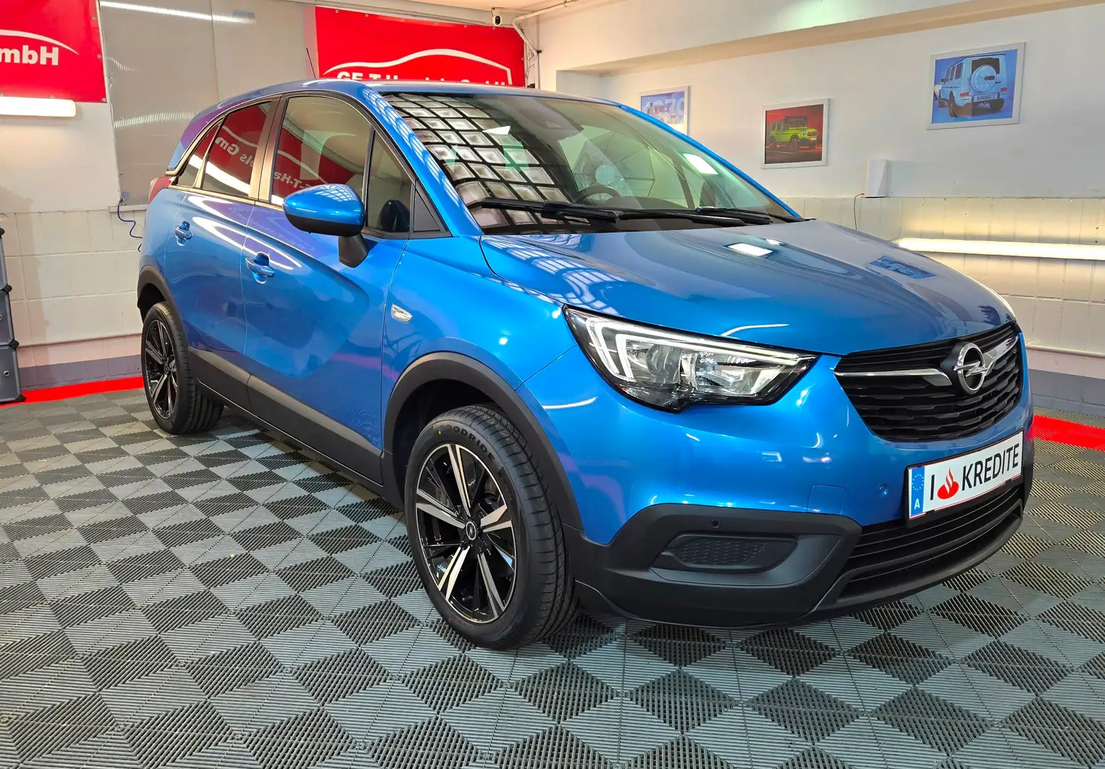 Opel Crossland X 1,2 Turbo Aut. Kamera LED mit nur 28.000Km Blau - 2