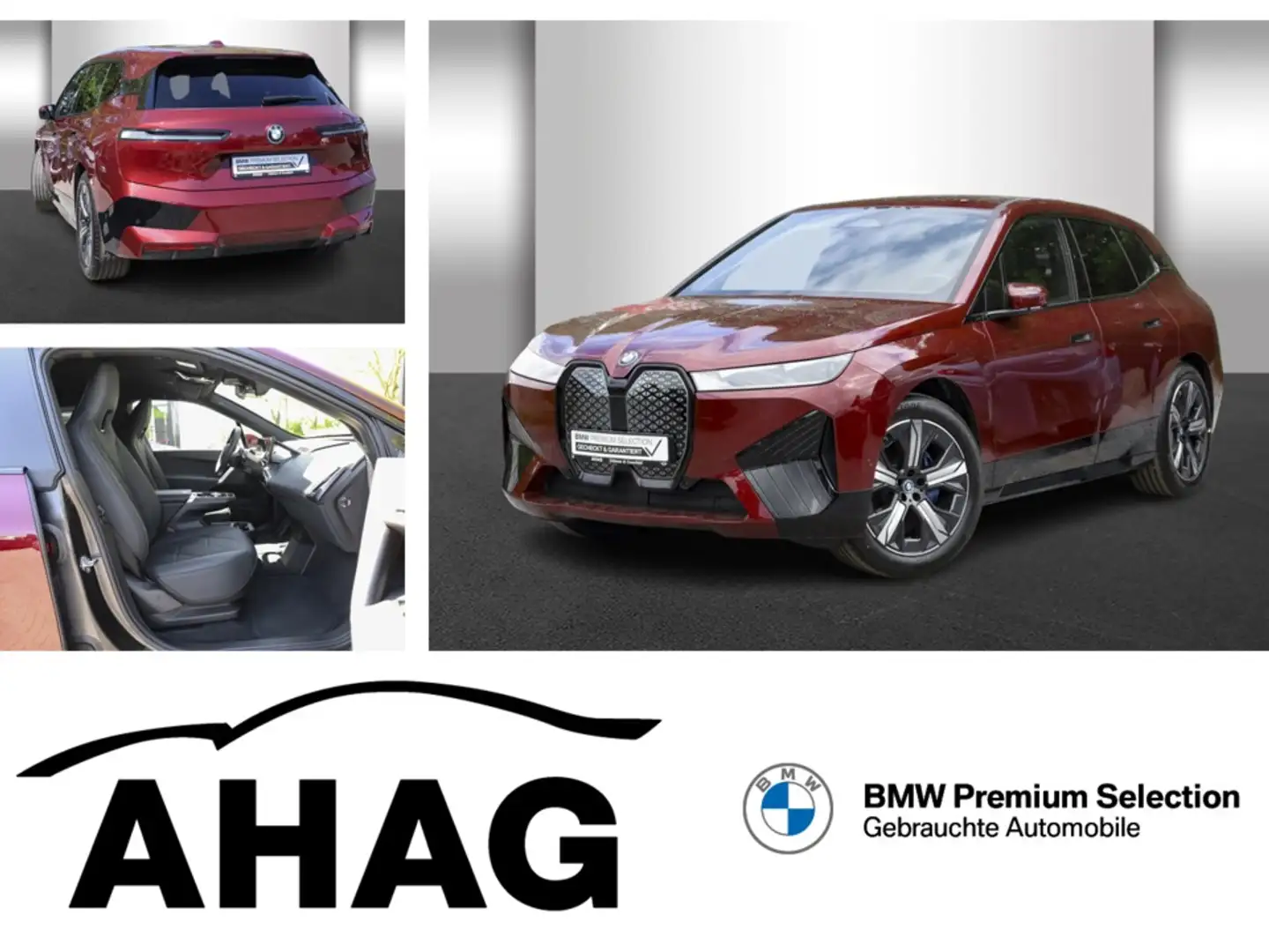 BMW iX xDrive40 Sportpaket Klimaaut. Komfortzugang Rosso - 1
