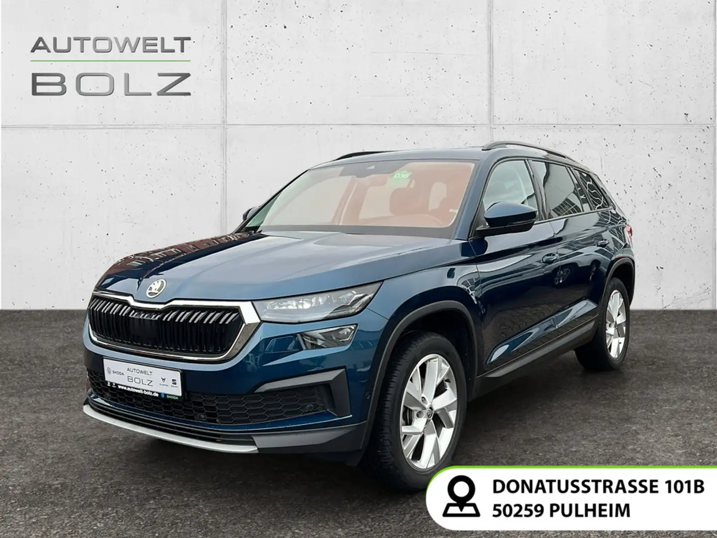 Skoda Kodiaq 1.5 TSI Tour NAVI ACC LED PANO KAMERA Blau - 1