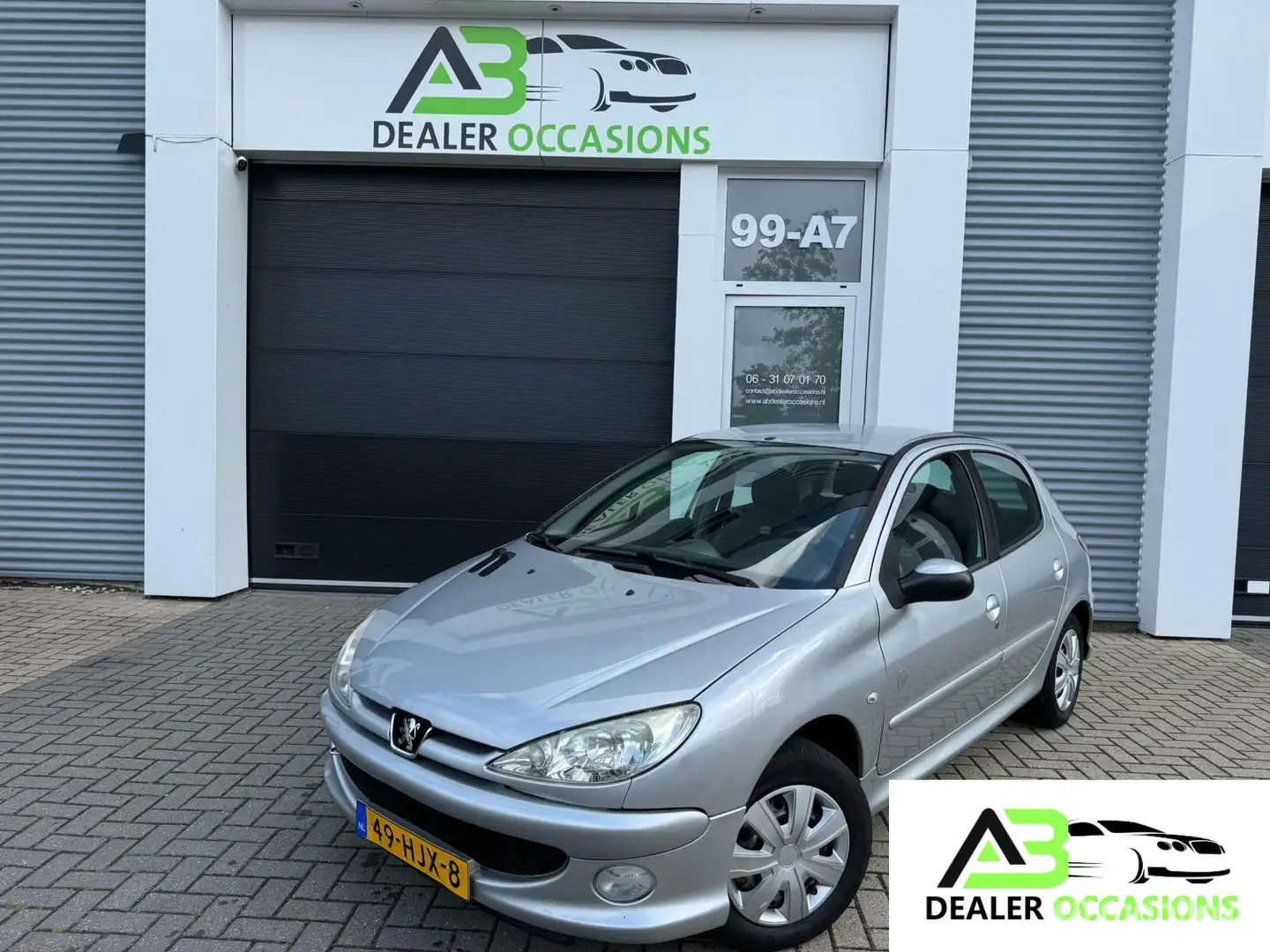 Peugeot 206 1.4 Génération 5 Drs-Airco-Cruise Control Grijs - 1
