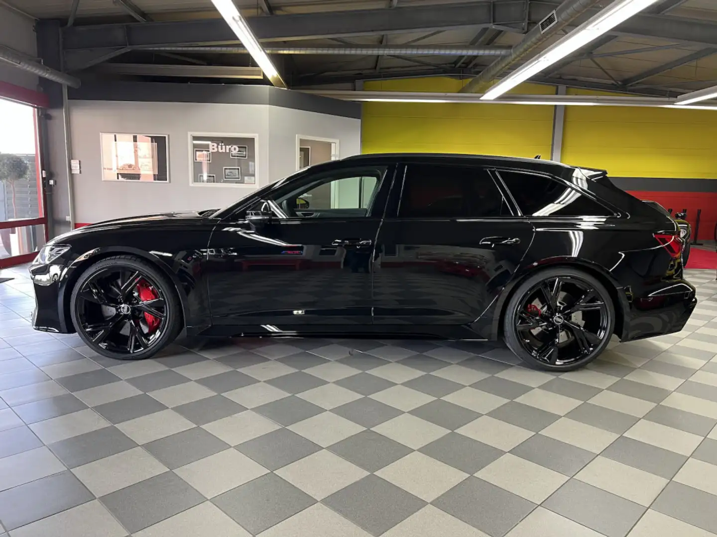 Audi RS6 Avant all black*Dt.Auto*Sport-AGA*RS-Dynamik Negro - 2