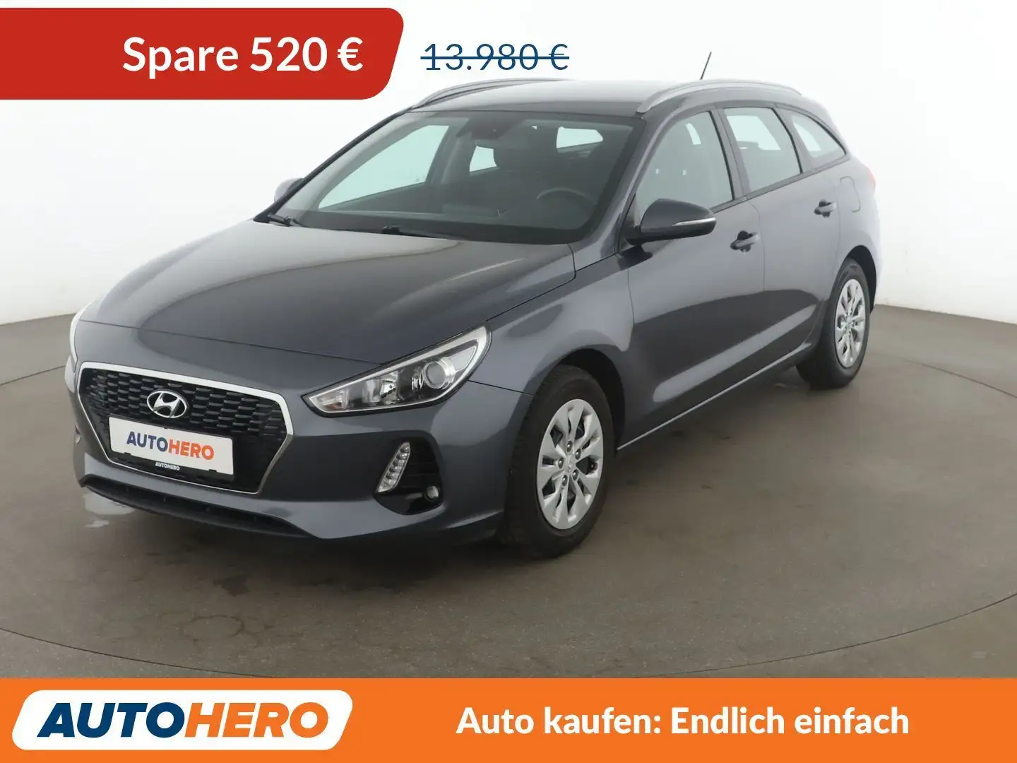 Hyundai i30 1.4 Select*TEMPO*PDC*RADIO*KLIMA Grau - 1