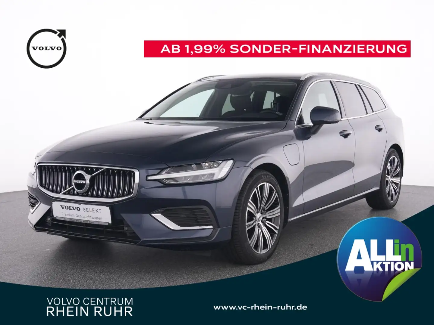 Volvo V60 T6 AWD  Core+WINTER+PAP+METALLIC Blauw - 1