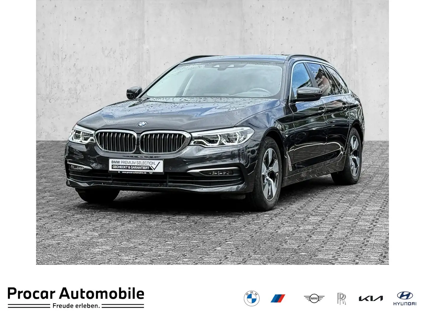 BMW 520 d HUD+KAMERA+NAVI+KLIMA+LED+HIFI+LEDER+WLAN Grau - 1