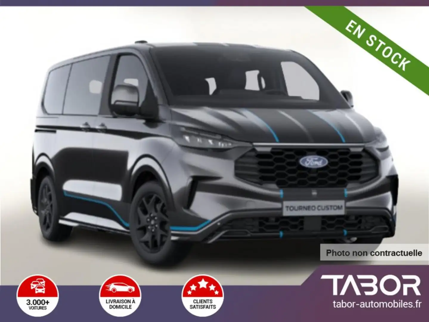 Ford Tourneo Custom 2.0 TDCi 170 Aut Sport L1 Gris - 1