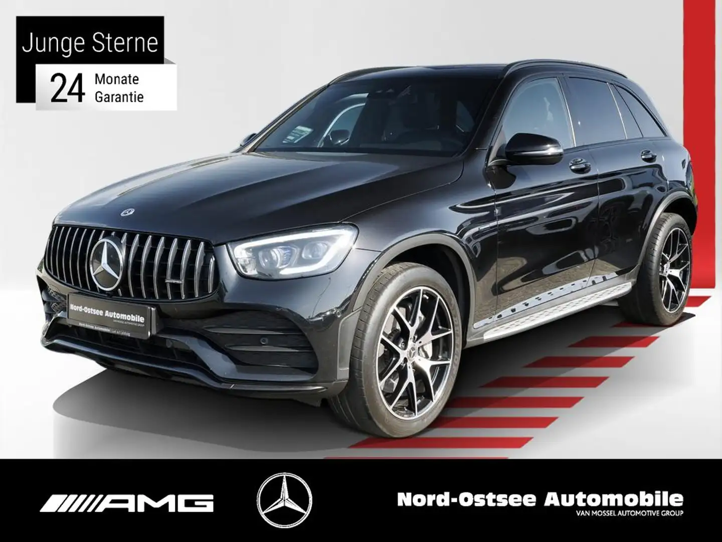 Mercedes-Benz GLC 300 e 4M AMG PANO NIGHT SOUND KAMERA LED 9G Noir - 1