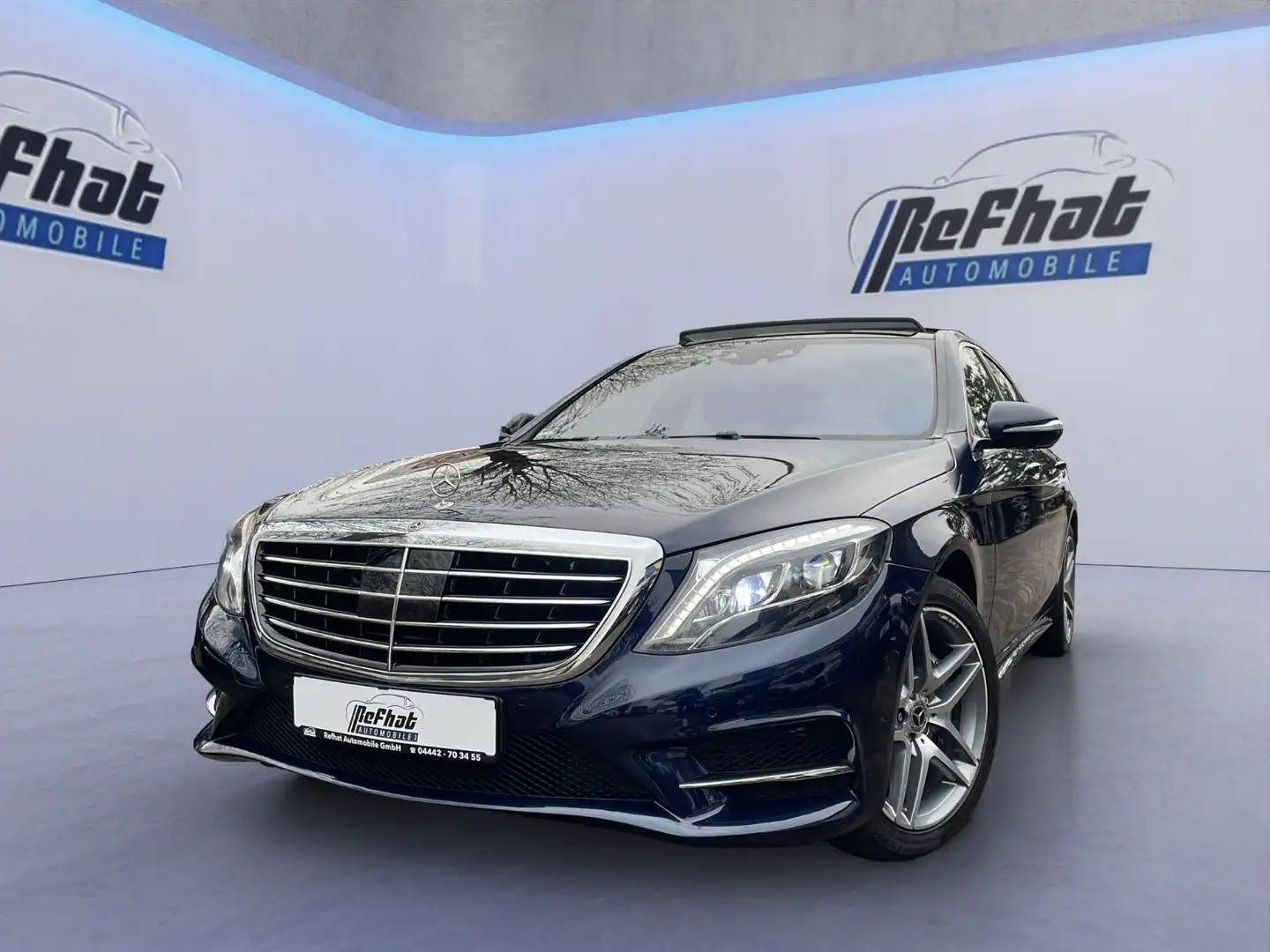 Mercedes-Benz S 500 S500AMG 4Matic*PANO*HUD*NIGHT*FOND/MEMORY*TV*360 Bleu - 1