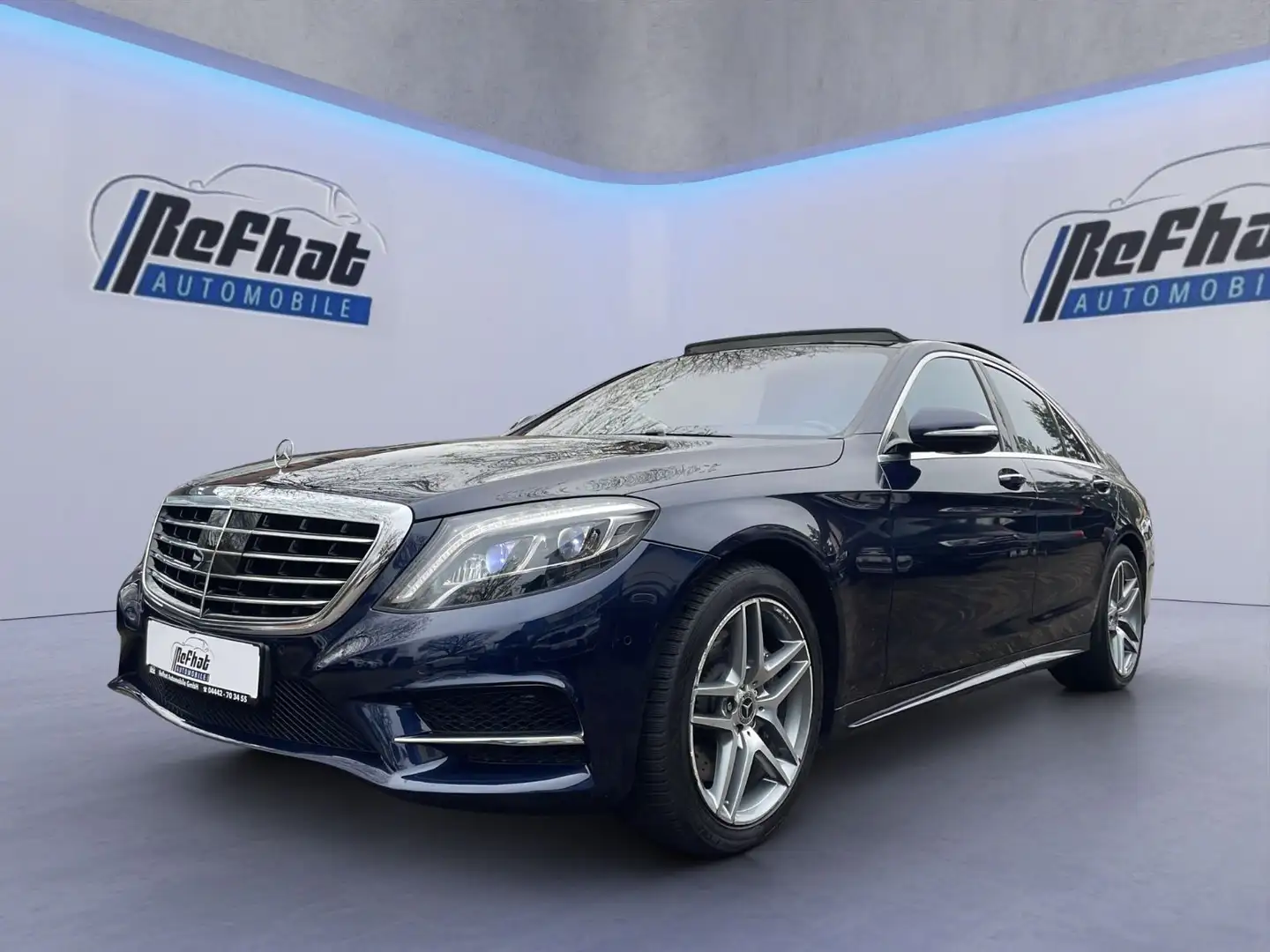 Mercedes-Benz S 500 S500AMG 4Matic*PANO*HUD*NIGHT*FOND/MEMORY*TV*360 Bleu - 2
