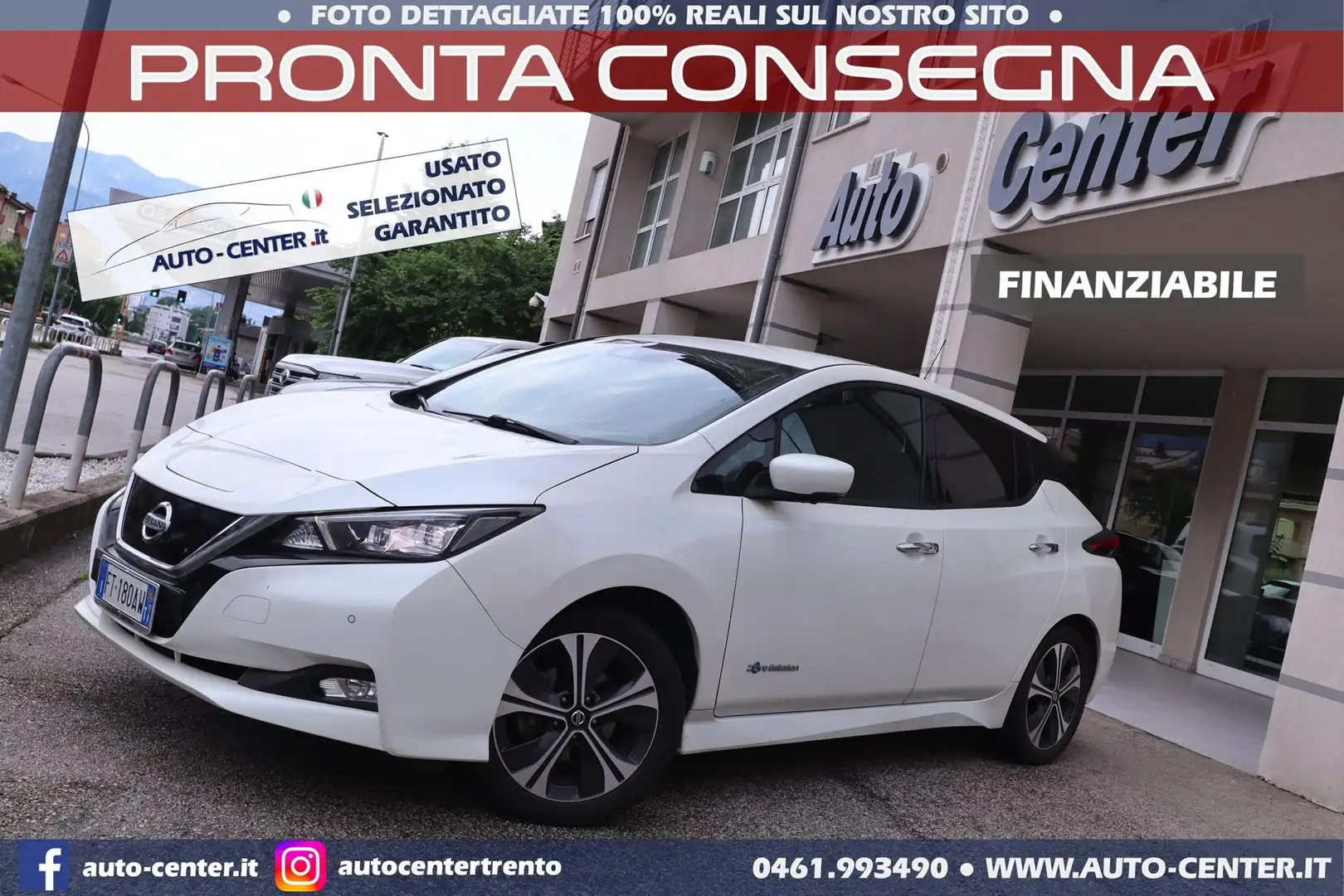 Nissan Leaf N-Connecta 40kWh Bianco - 1