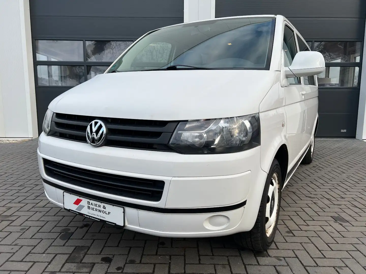 Volkswagen T5 Transporter 9 Sitzer Klima AHK 140PS Scheckh. Blanc - 2
