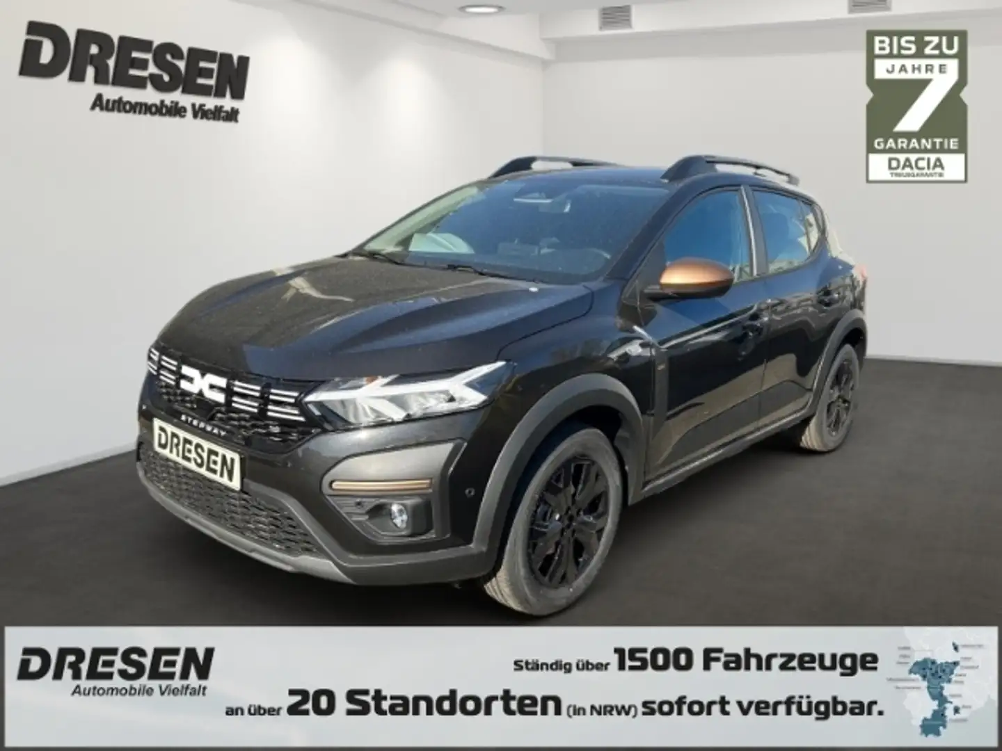 Dacia Sandero Stepway Extreme TCe 110 *Navi*Keyless*Kamera*LED*u Schwarz - 1