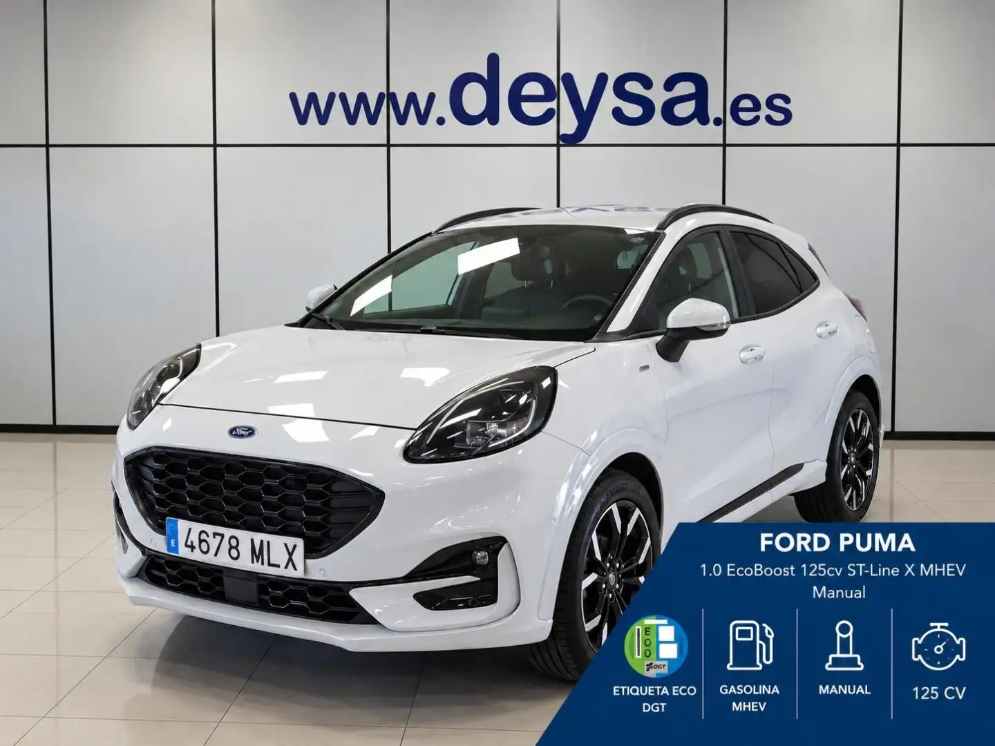 Ford Puma 1.0 EcoBoost MHEV ST-Line X 125 Blanco - 1