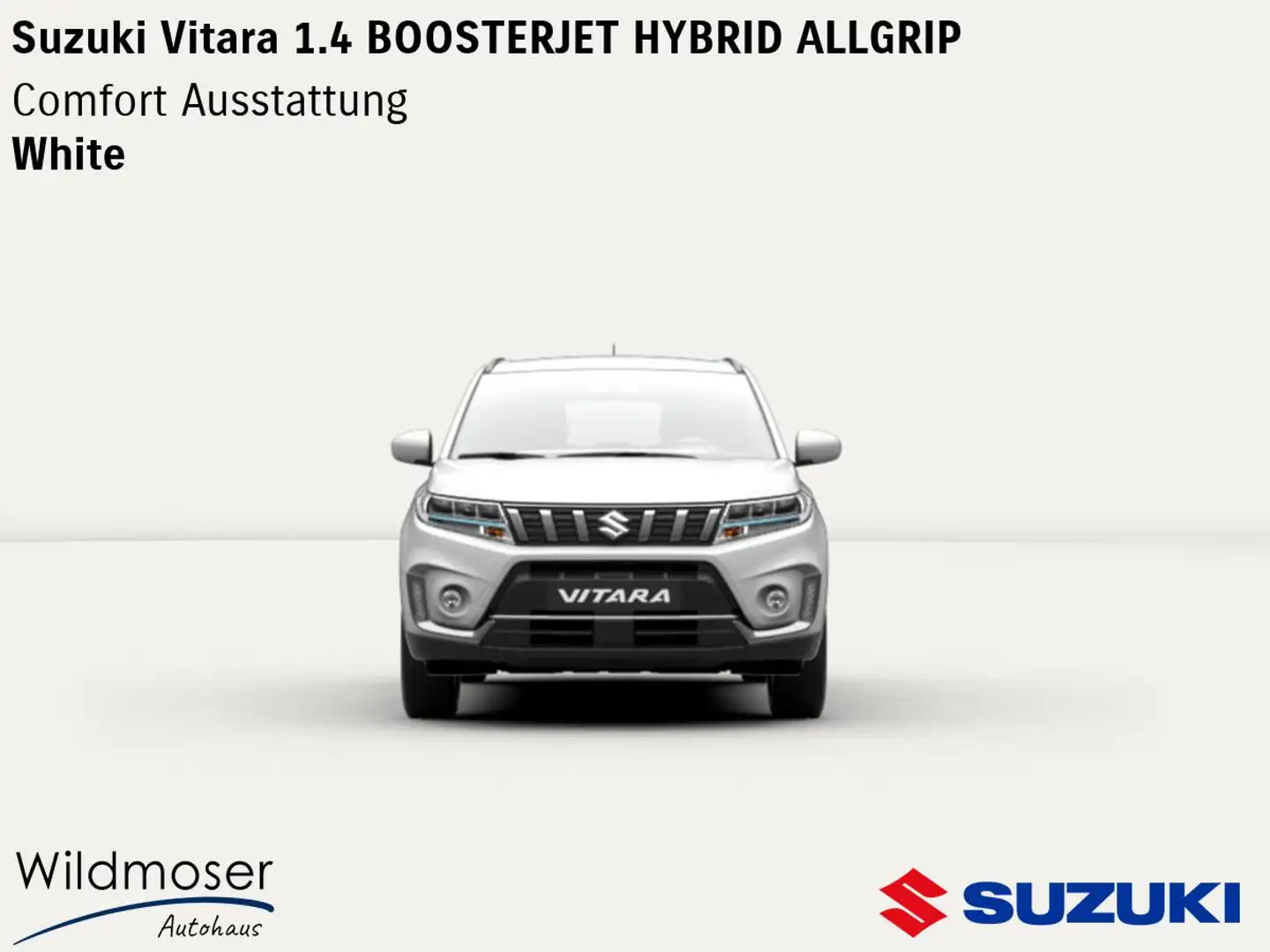 Suzuki Vitara ❤️ 1.4 BOOSTERJET HYBRID ALLGRIP ⏱ Sofort verfügba Weiß - 2