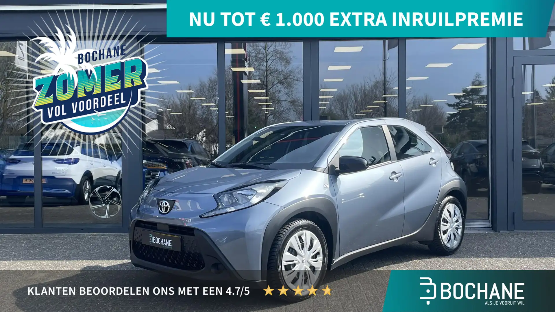 Toyota Aygo X 1.0 VVT-i MT Play | Camera | DAB | Apple Carplay | Grijs - 1