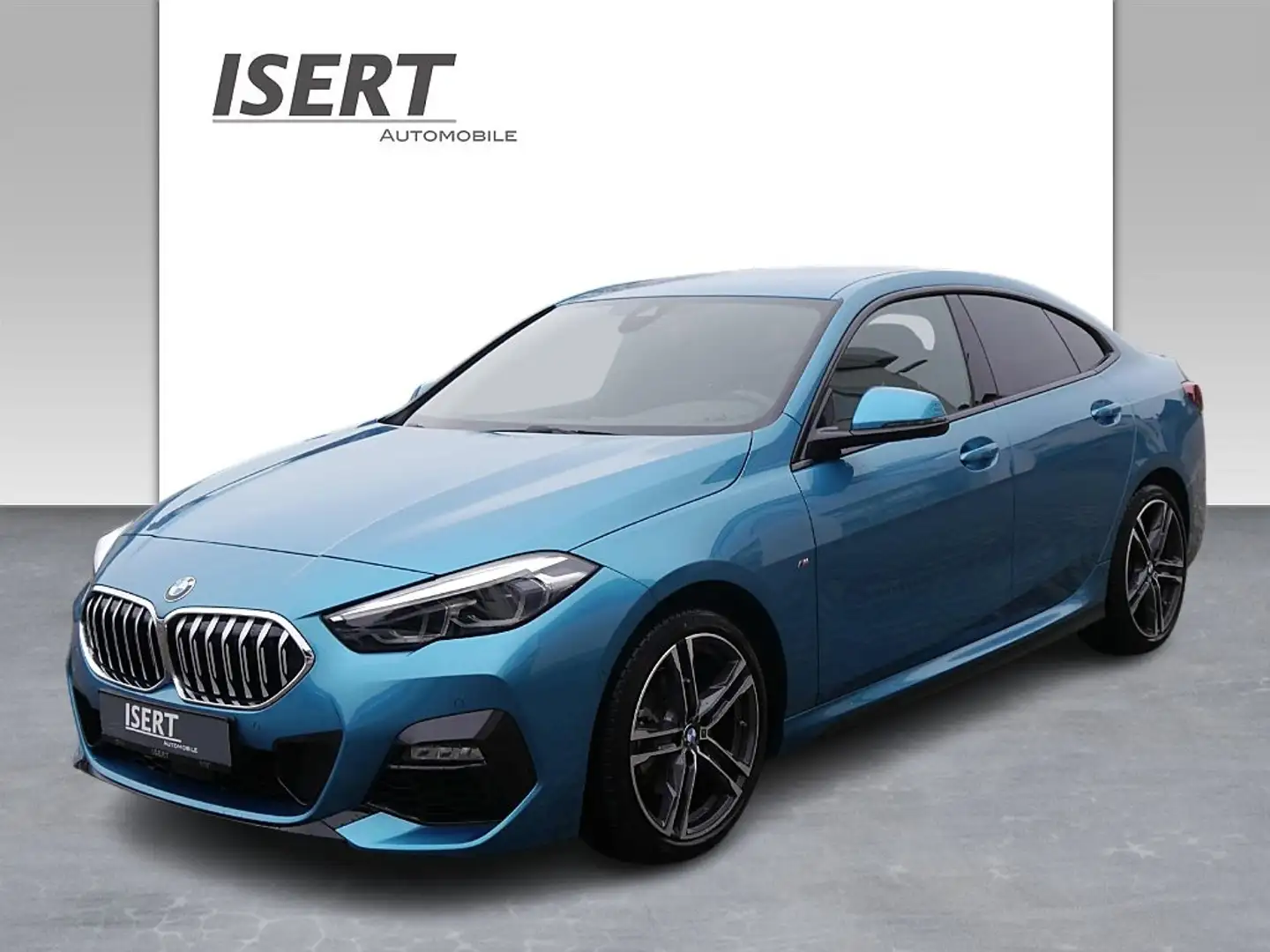 BMW 218 i Gran Coupe M Sport A. +H&K+LIVE PROF.+RFK Blau - 1