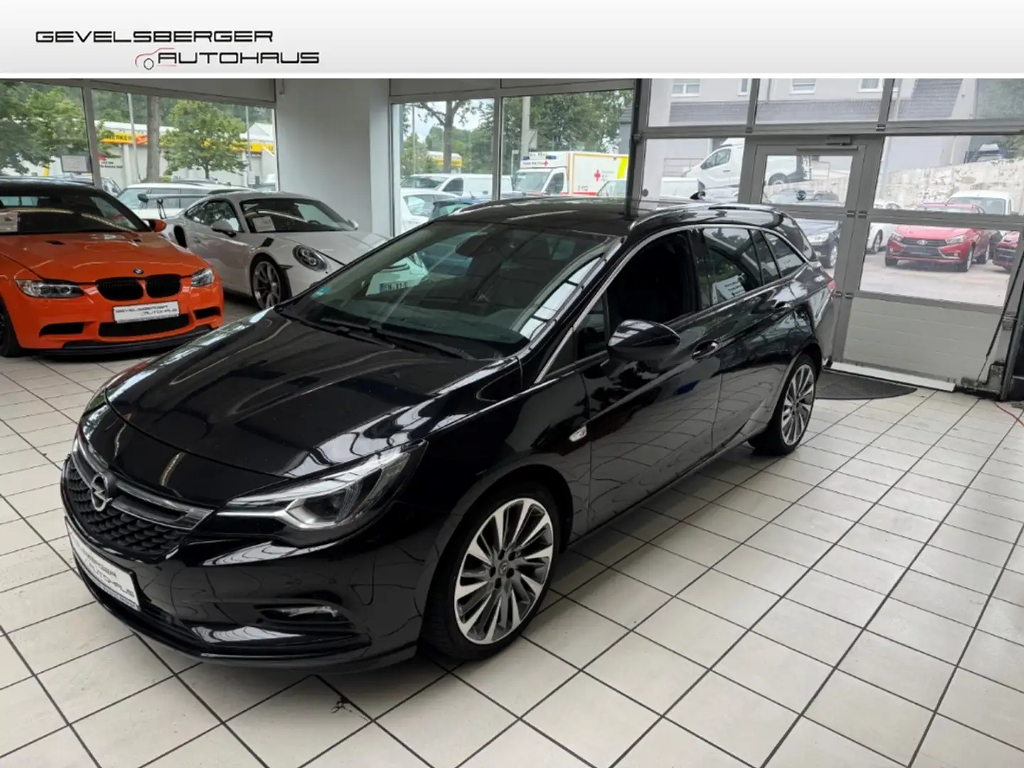 Opel Astra K Sports*Leder*Netto: 5690EURO*Kette  rasselt Чорний - 1