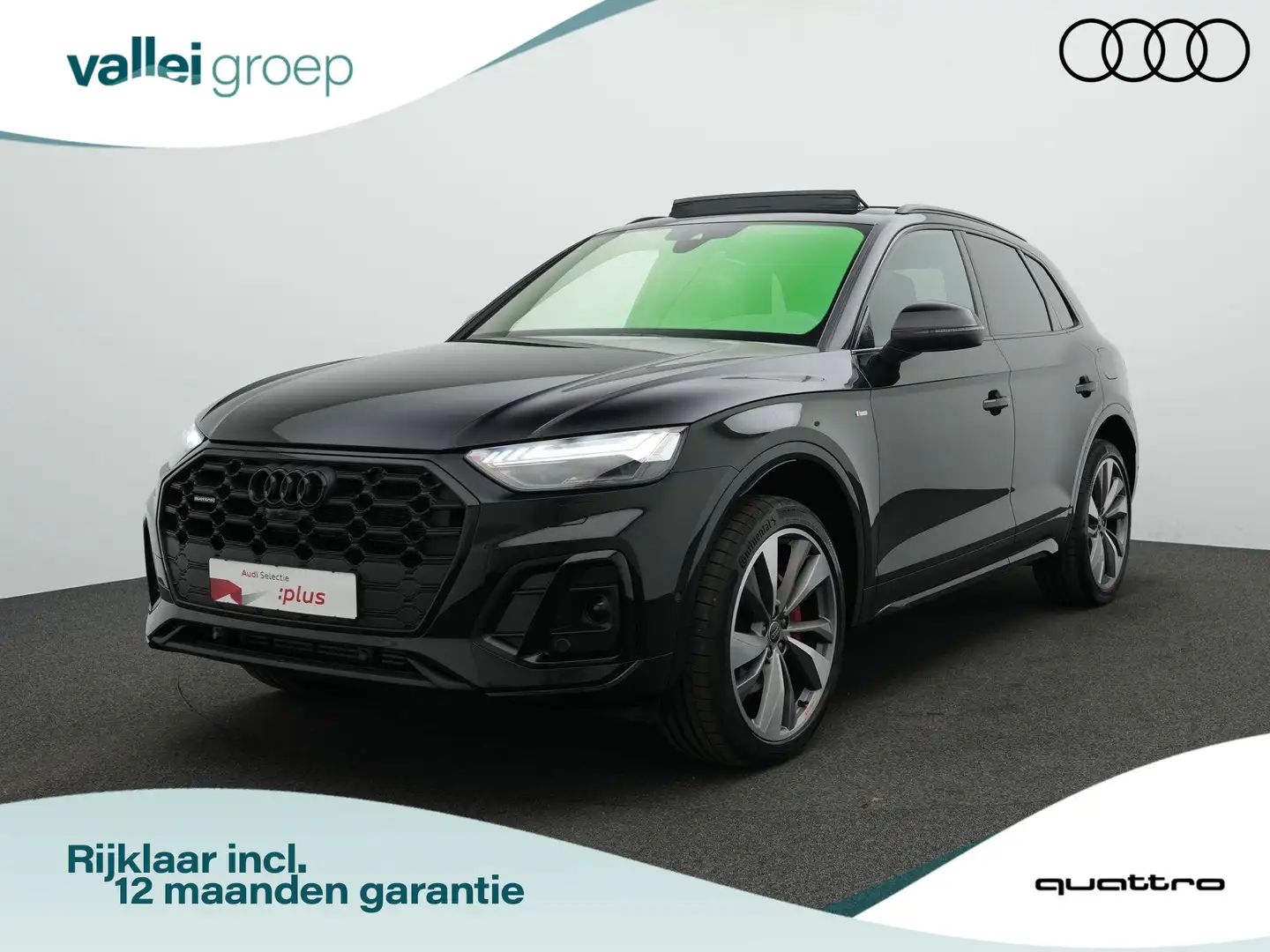 Audi Q5 55 TFSI e S edition Competition / S-Line | Panoram Zwart - 1