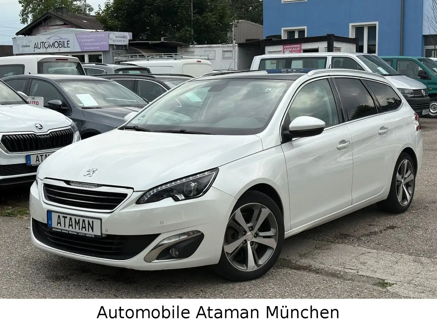 Peugeot 308 2.0 TDI SW Allure Automatik, Leder, Panorama Weiß - 1