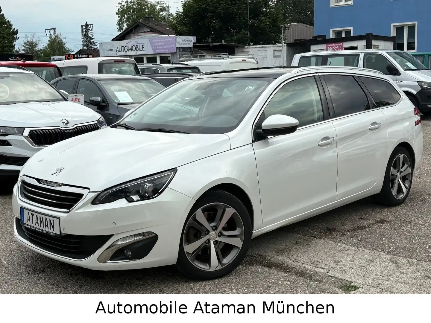 Peugeot 308 2.0 TDI SW Allure Automatik, Leder, Panorama Weiß - 2