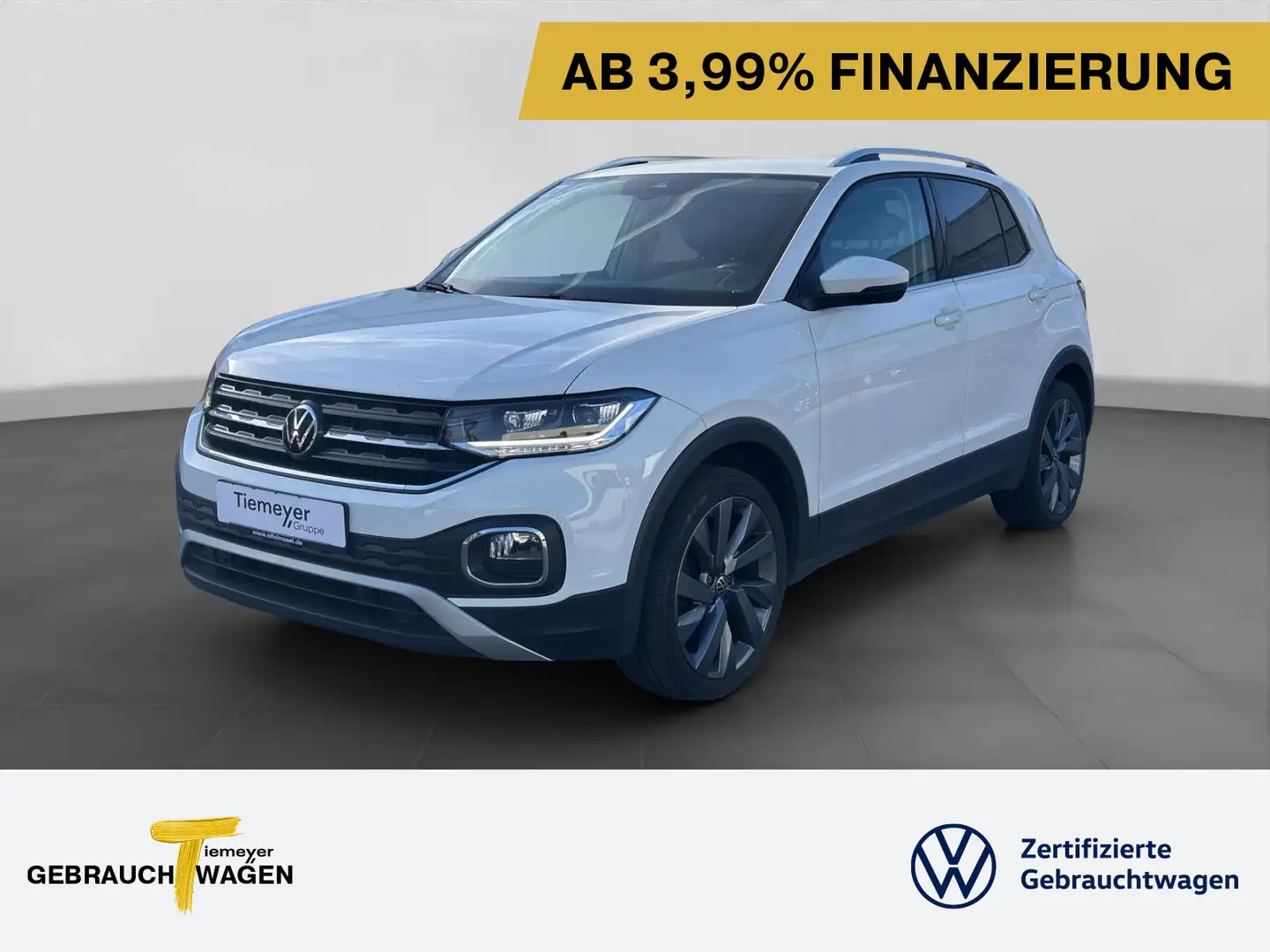 Volkswagen T-Cross 1.0 TSI DSG STYLE LM18 NAVI ACC LED Weiß - 1