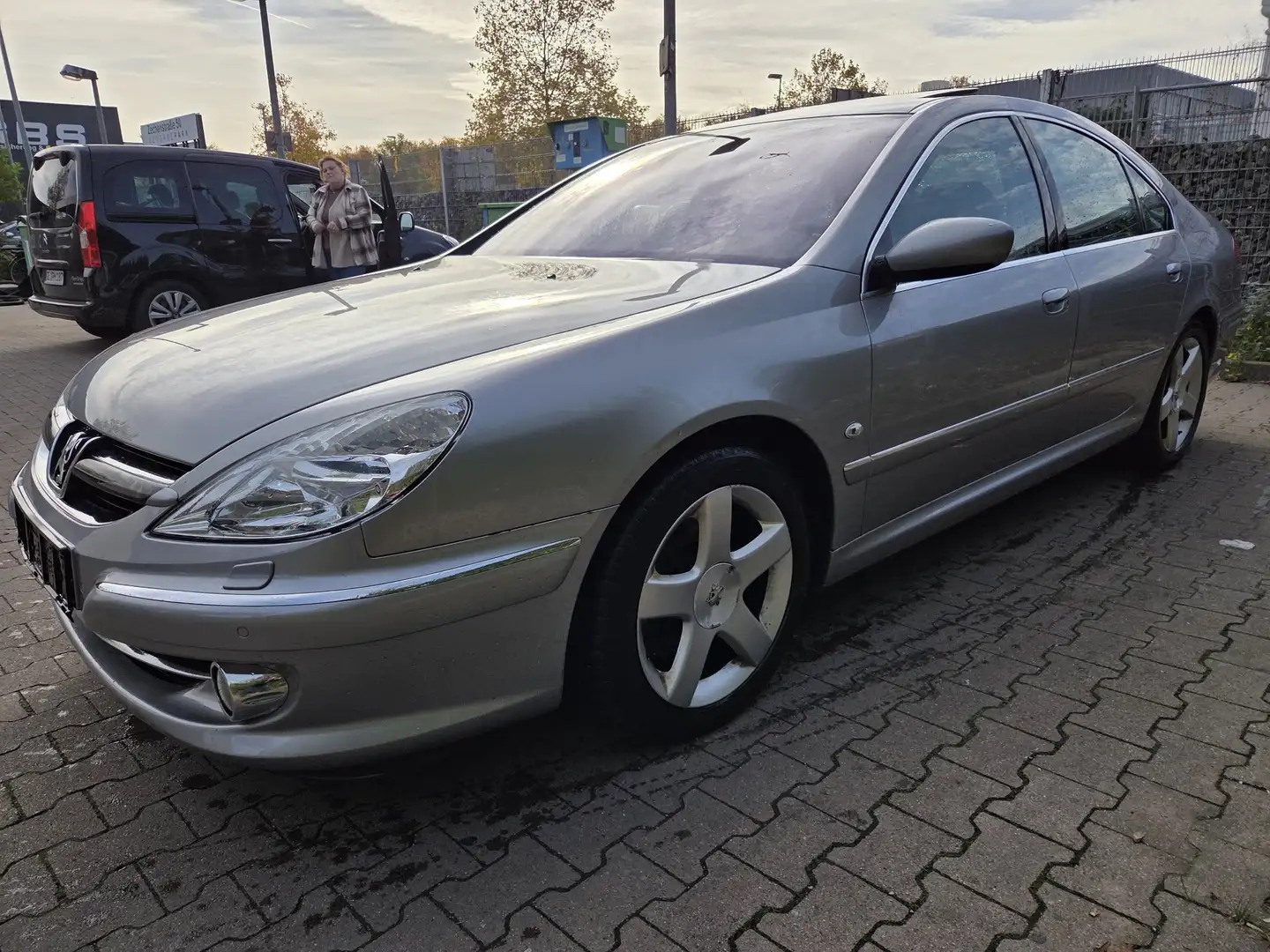 Peugeot 607 Limousine V6 Diesel,Automatik Getriebe,Teilleder Grau - 1