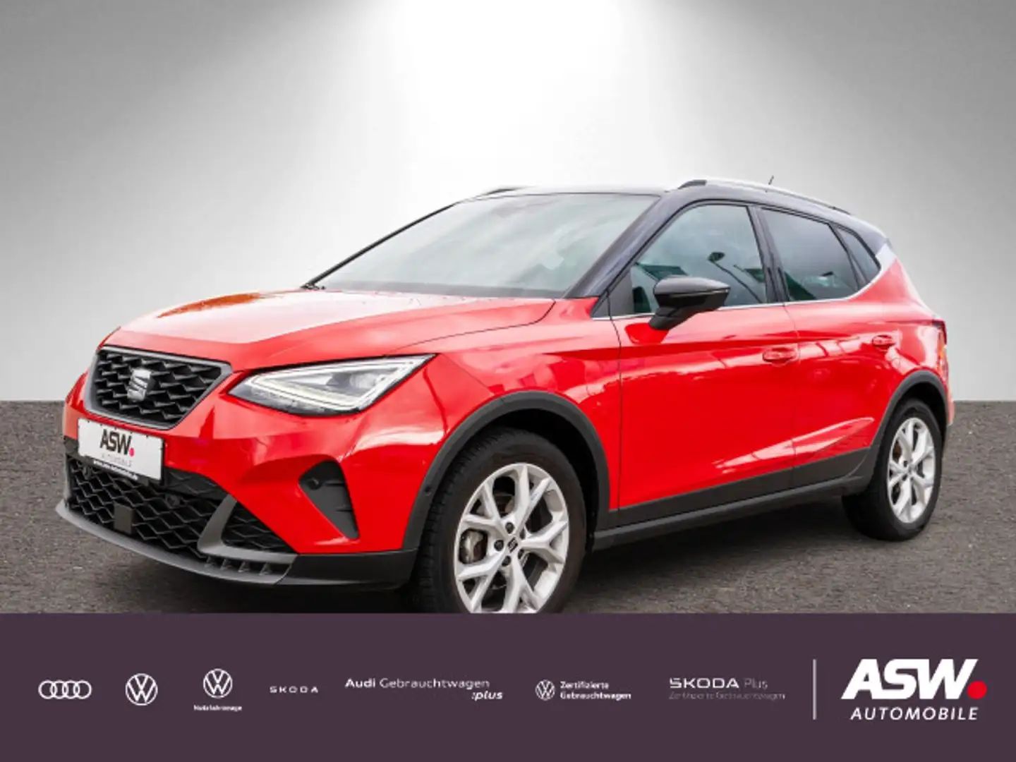 SEAT Arona FR-Line 1.0 TSI DSG LED Navi RFK ACC PDC Rot - 1