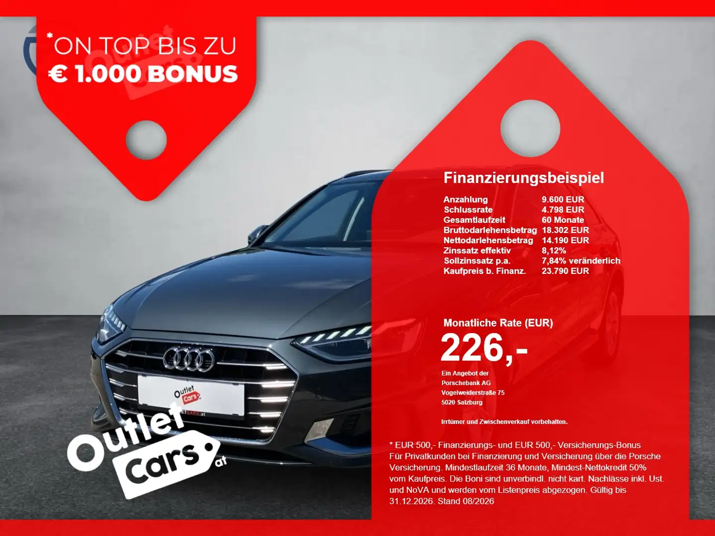 Audi A4 Avant 35 2.0 TDI advanced AUT+Facelift Grau - 1