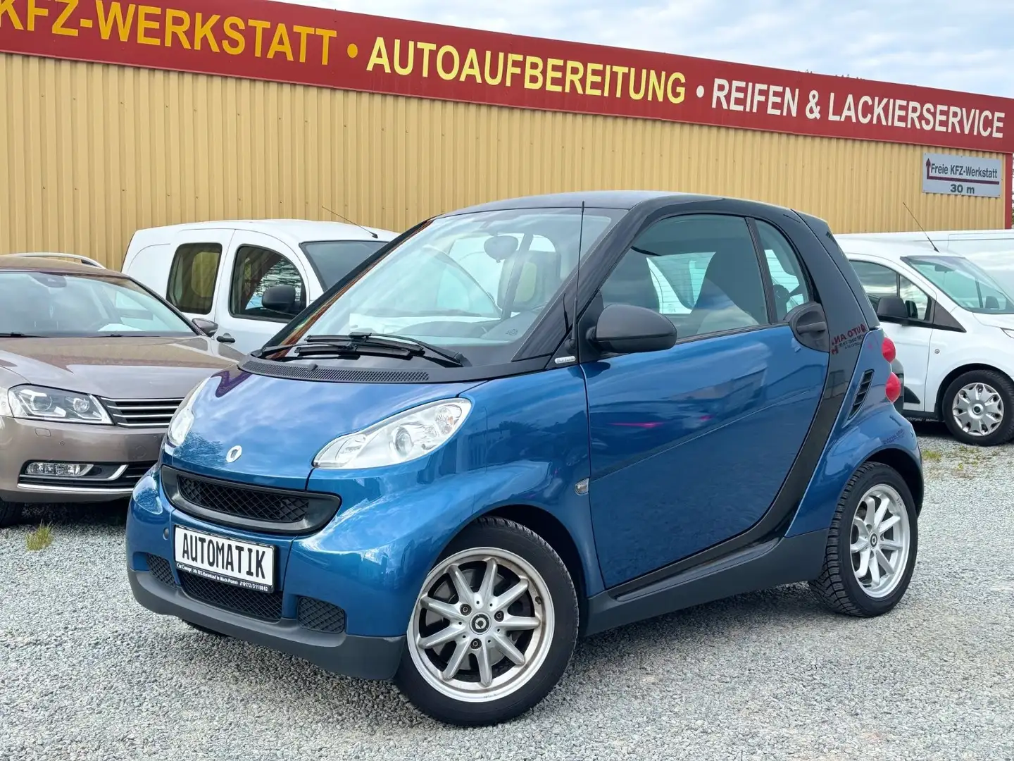 smart forTwo Black Limited Automatik,Klima,Allwetter. Blauw - 1