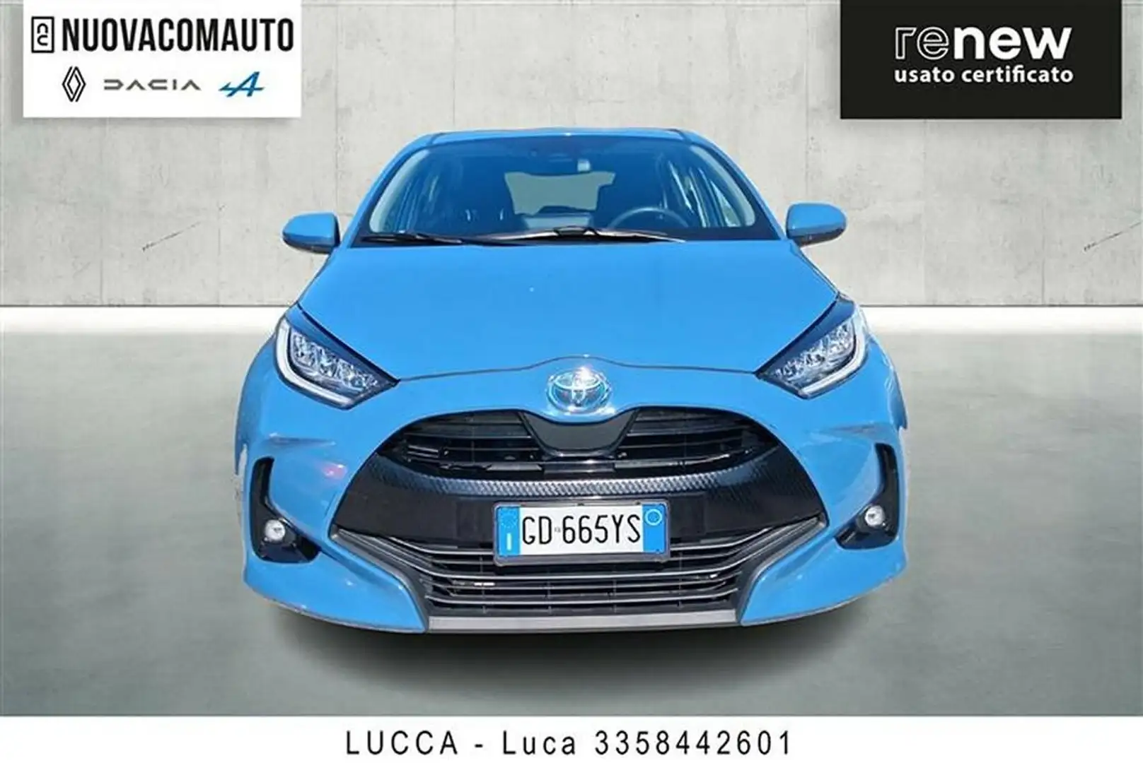 Toyota Yaris 1.5 hybrid Trend Blu/Azzurro - 2