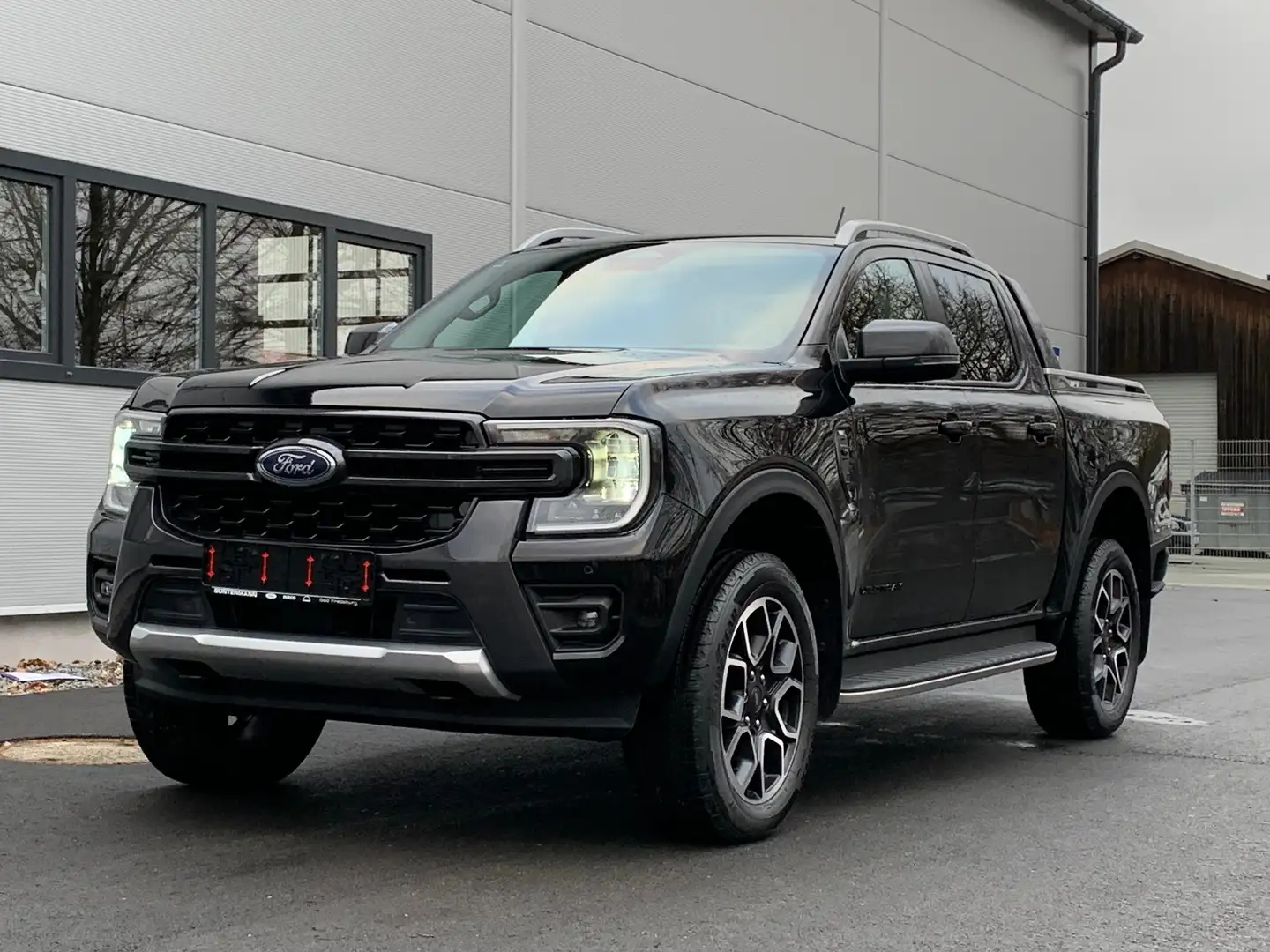 Ford Ranger Wildtrak 3.0 e-4WD DoKa Rückfahrk.,Standhei., Schwarz - 2