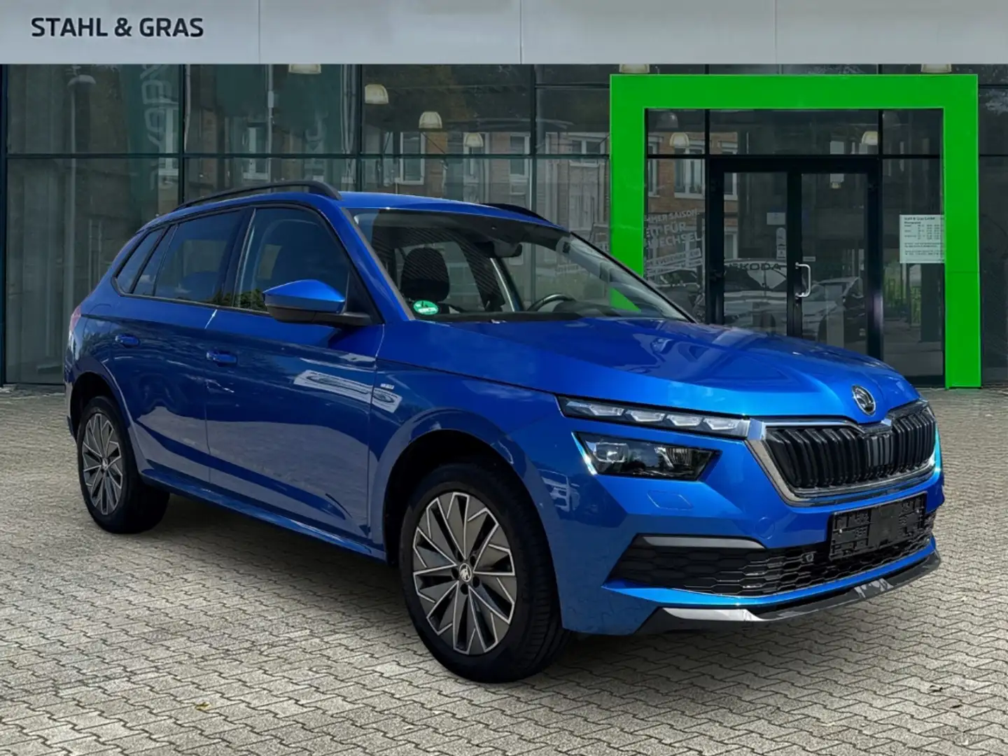Skoda Kamiq Clever 1,0 TSI LED Kurvenlicht Sperrdiff. Apple Ca Bleu - 1