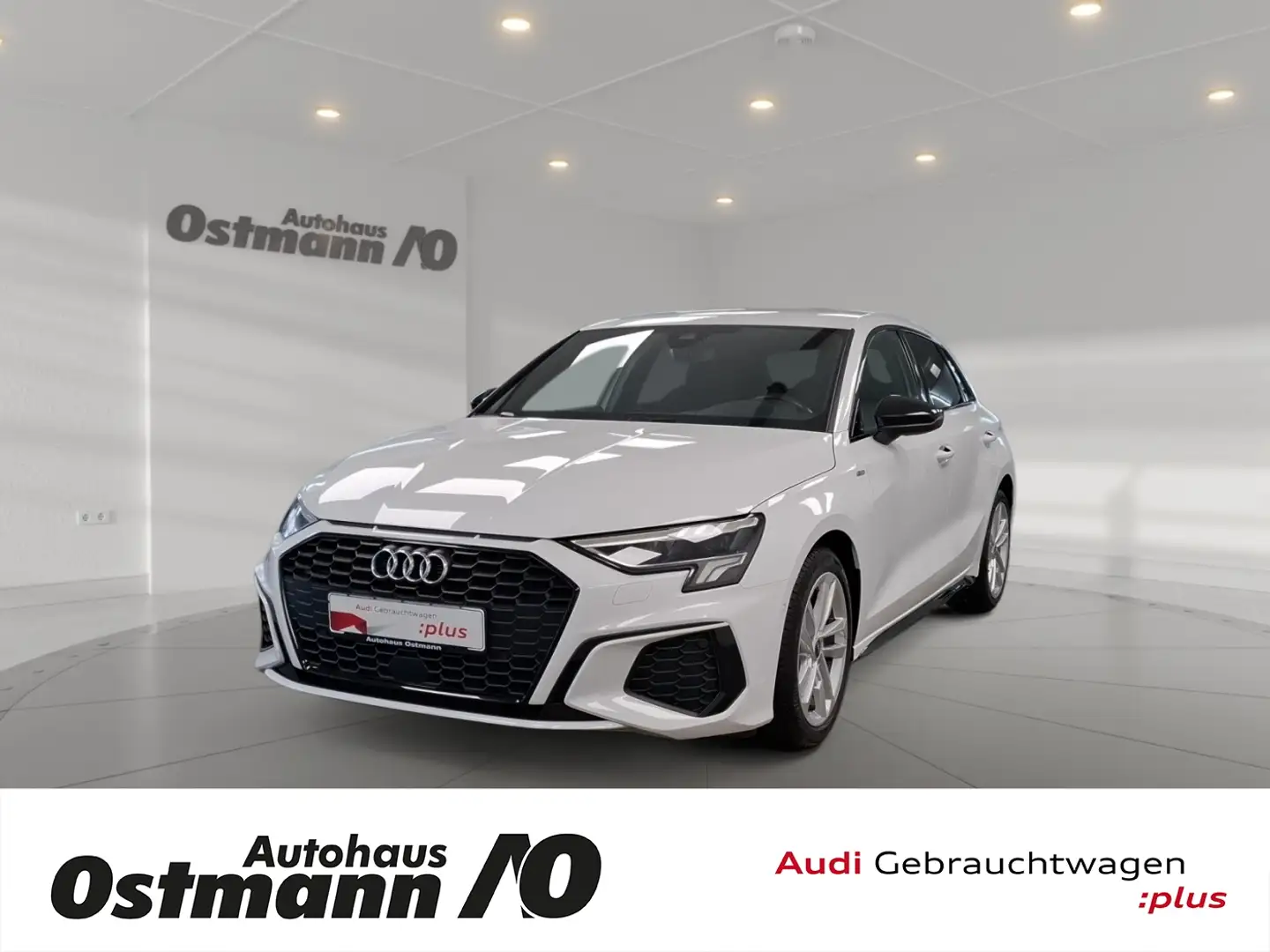 Audi A3 Sportback 30 TFSI S-Line S-Line LED KeyLess Weiß - 1