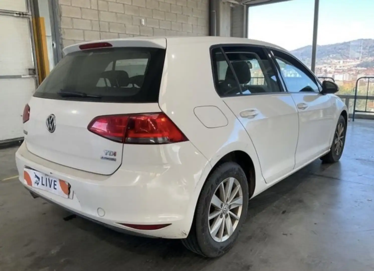 Volkswagen Golf 1.6TDI CR Advance BMT Rabbit 105 Blanco - 2