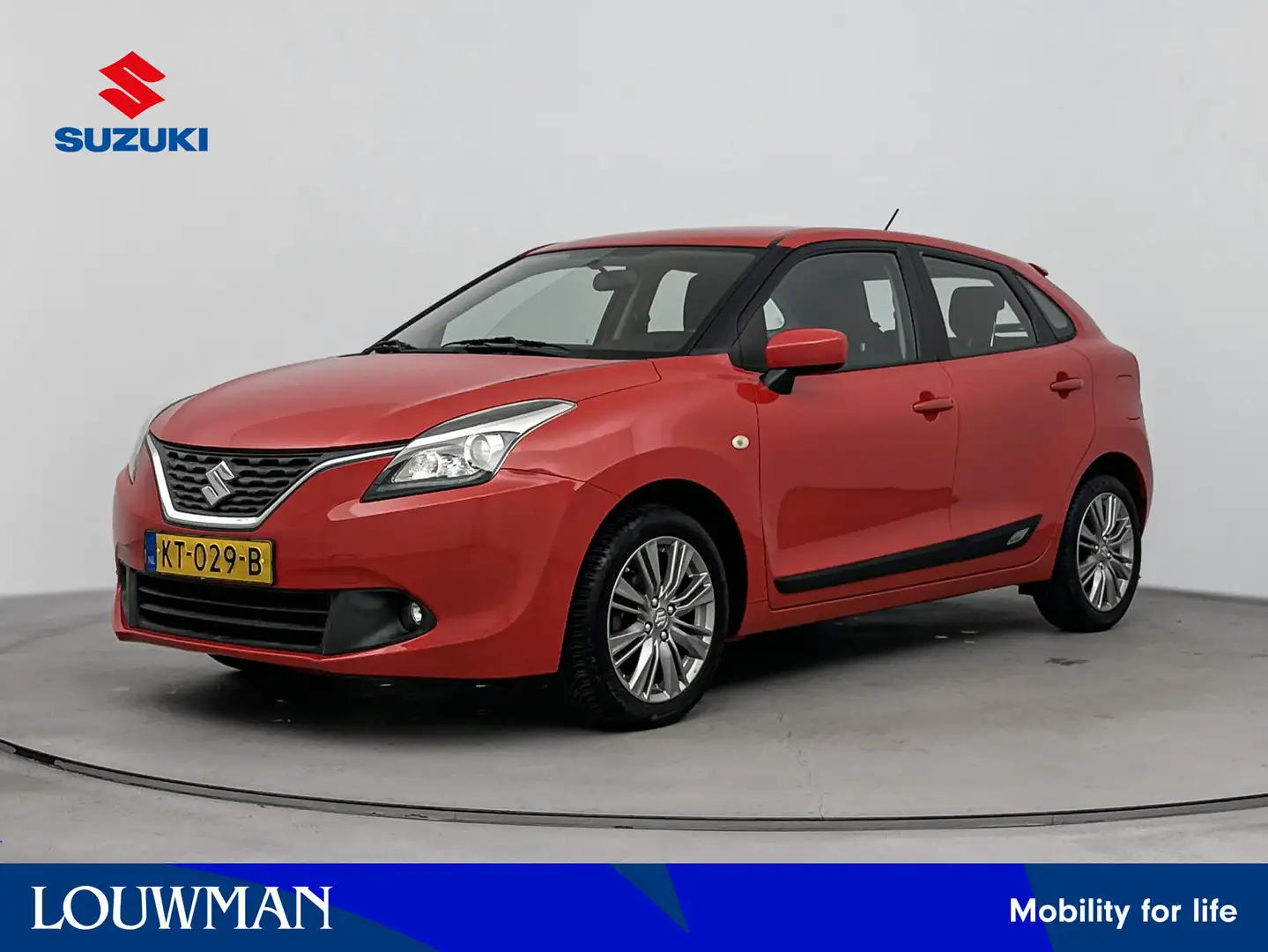 Suzuki Baleno 1.2 Exclusive | Airco | Stoelverwarming | Lichtmet Rood - 1
