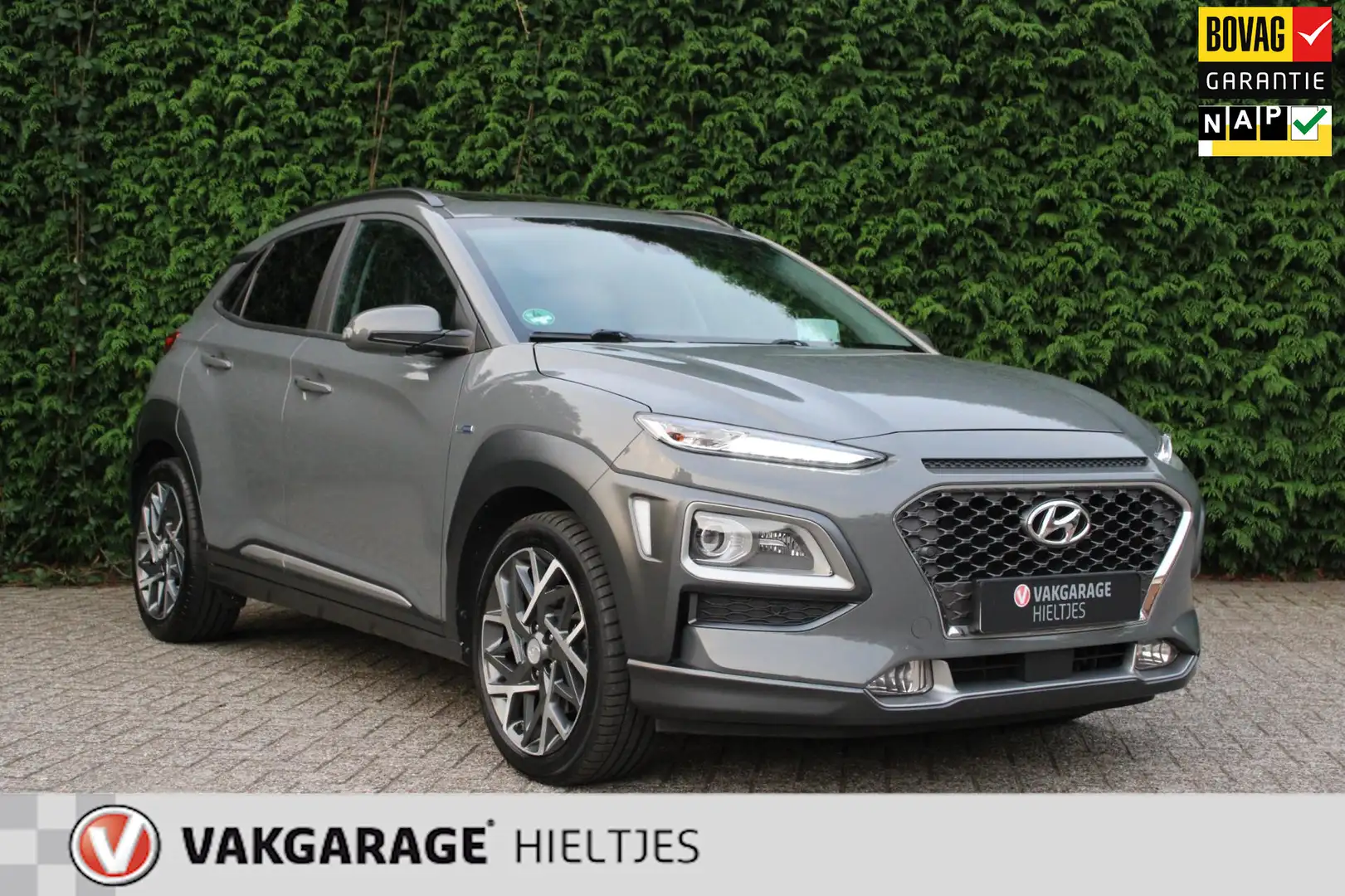 Hyundai KONA 1.6 GDI HEV Premium fulloption Grijs - 1