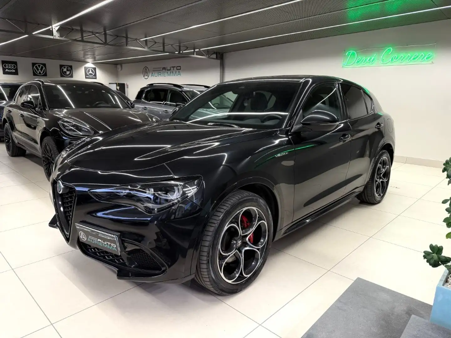 Alfa Romeo Stelvio 2.2 T 210 CV Q4 VELOCE UFFICIALE ITALIA Nero - 1