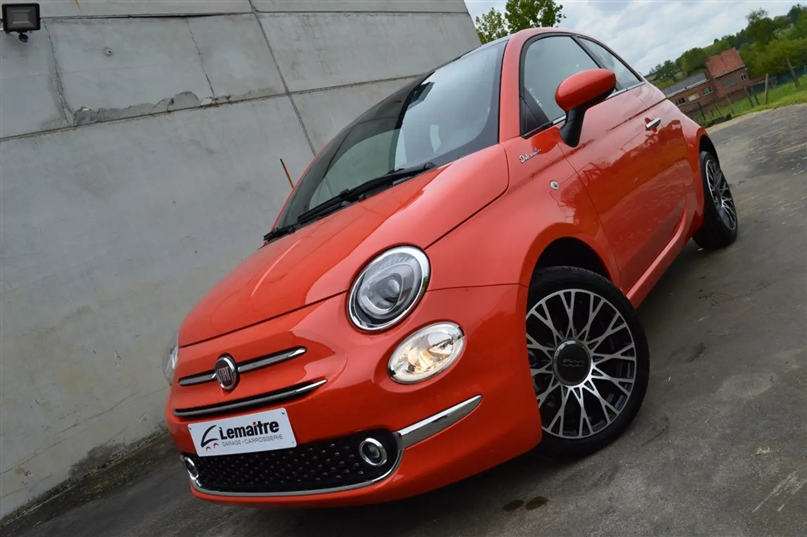 Fiat 500 1.0i MHEV Dolcevita / Open Air / Carplay Rouge - 1