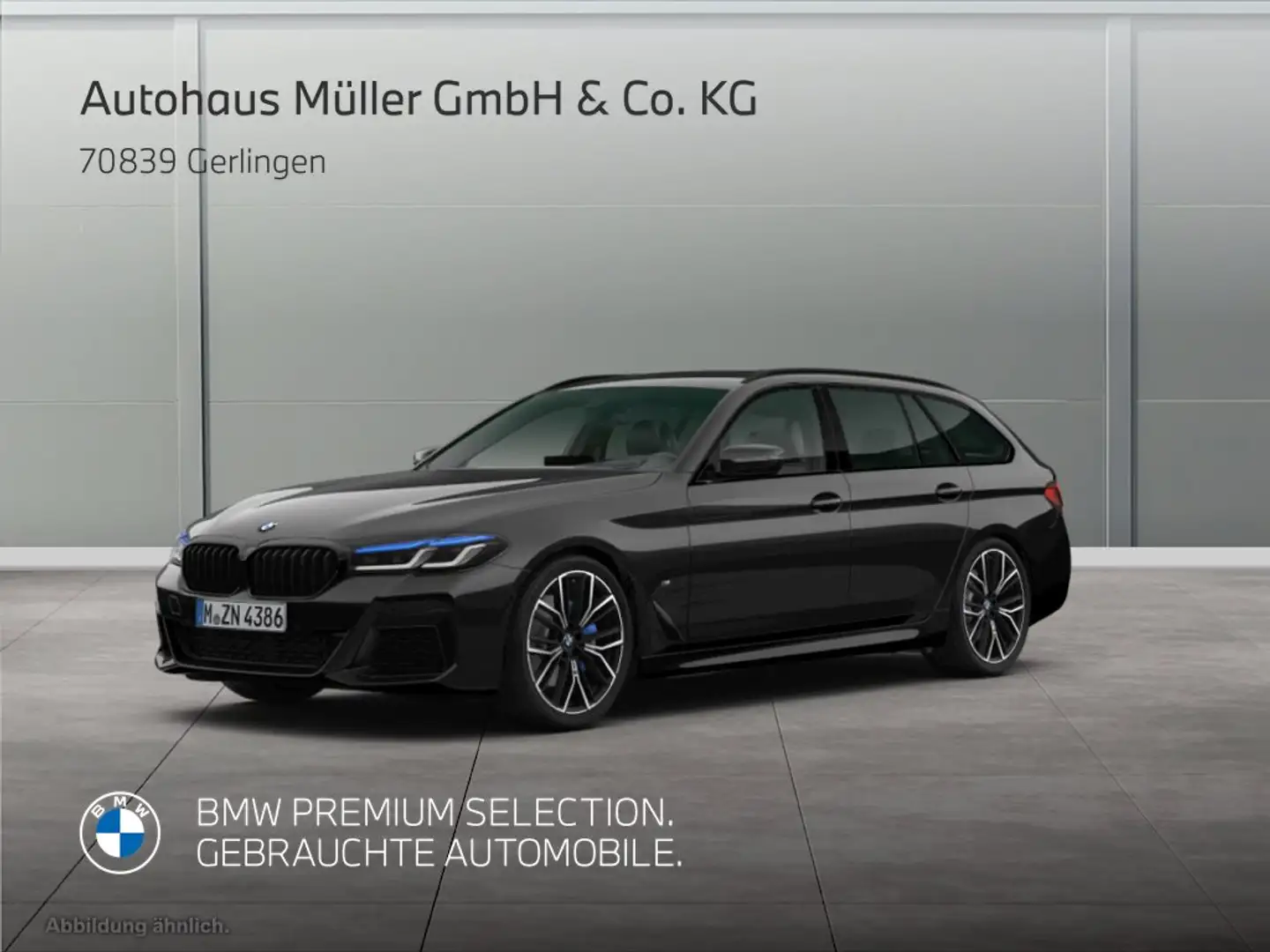 BMW 530 d Touring Sportp. Dig.Cockpit HUD Laser Shz. Noir - 1