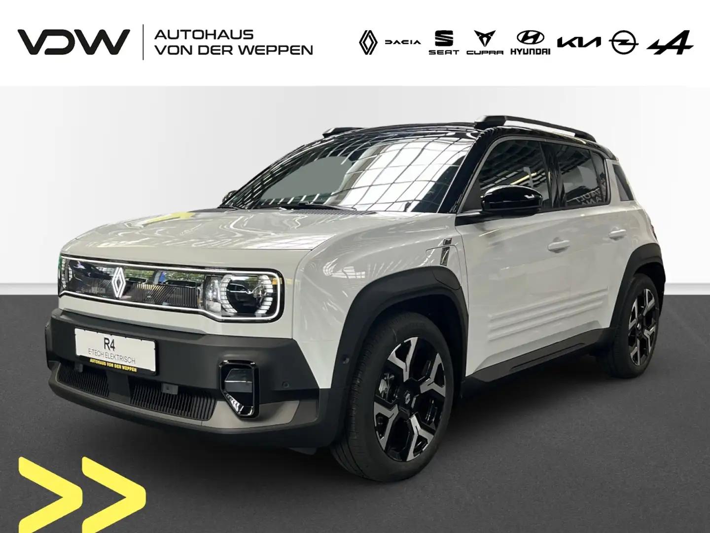 Renault R 4 E-Tech elektrisch Techno 150 Comfort Range Klima Weiß - 1