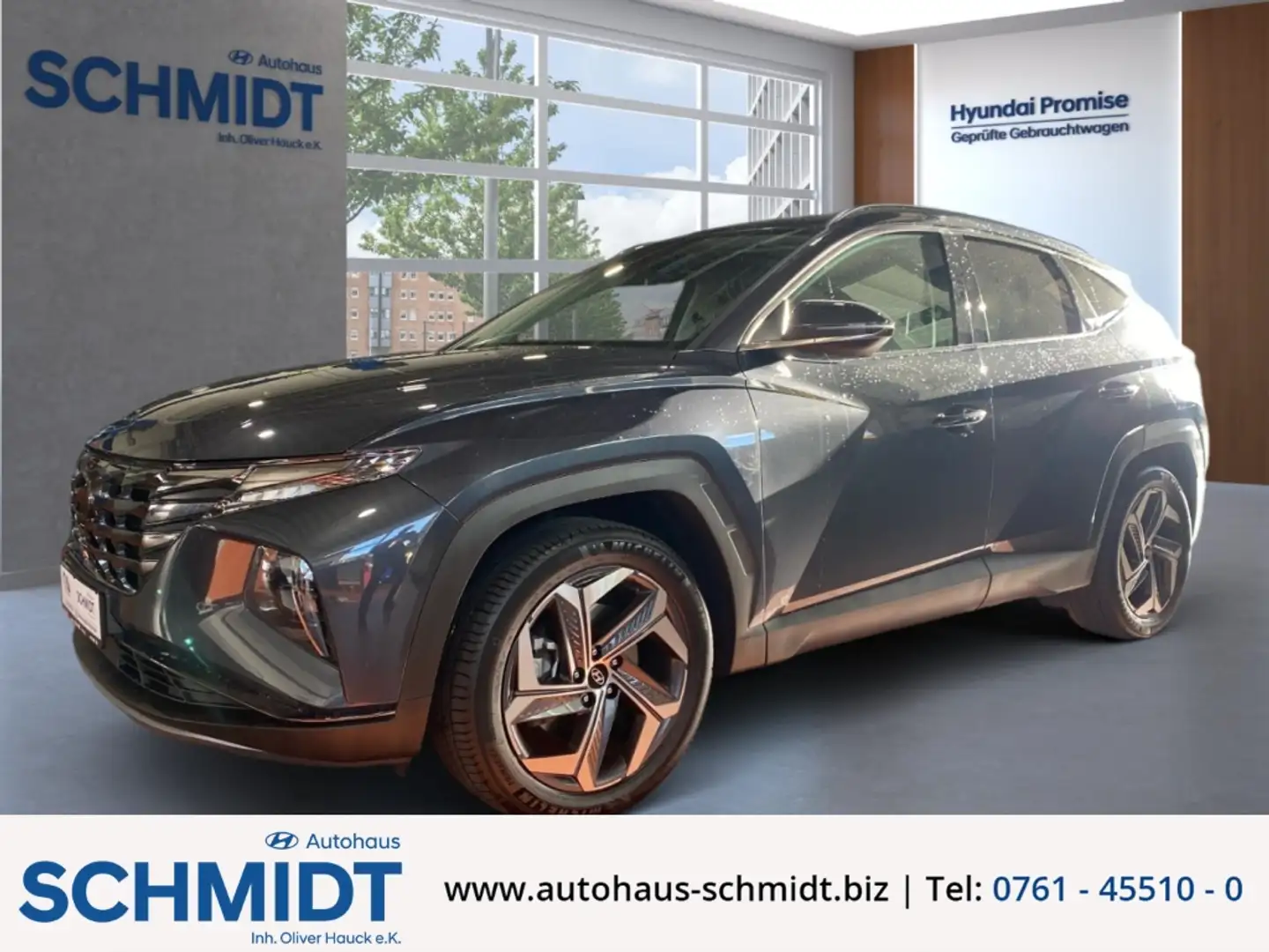 Hyundai TUCSON Trend Plug-In Hybrid 4WD Navi Digit.-Cockpit LED A Grau - 1