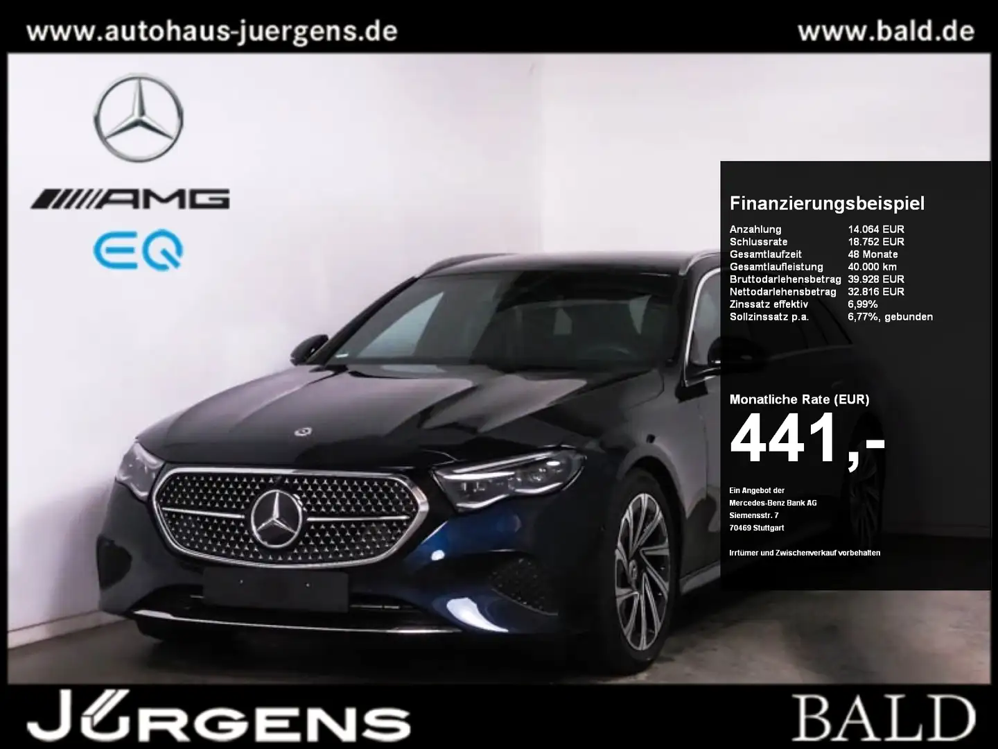 Mercedes-Benz E 300 e T Avantgarde/DIGITAL/360/AHK/Totw/Distr Blau - 1