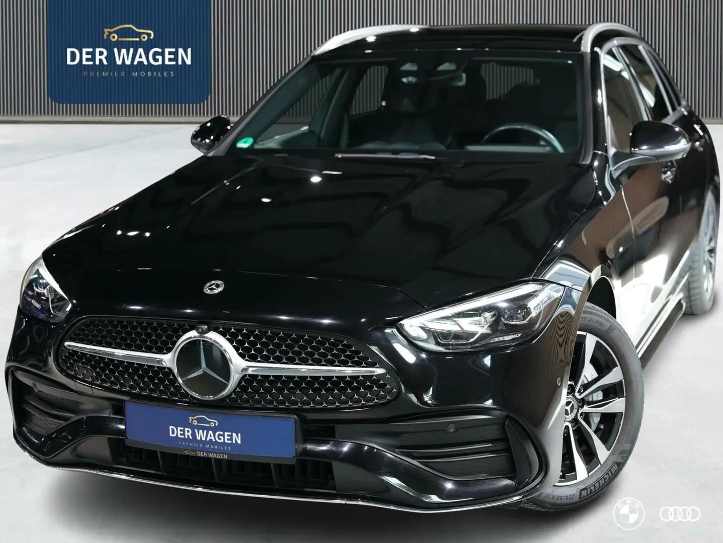 Mercedes-Benz C 300 C300e AMG LINE / PANODAK / ACC / 360CAM / AMBIENTE Noir - 1