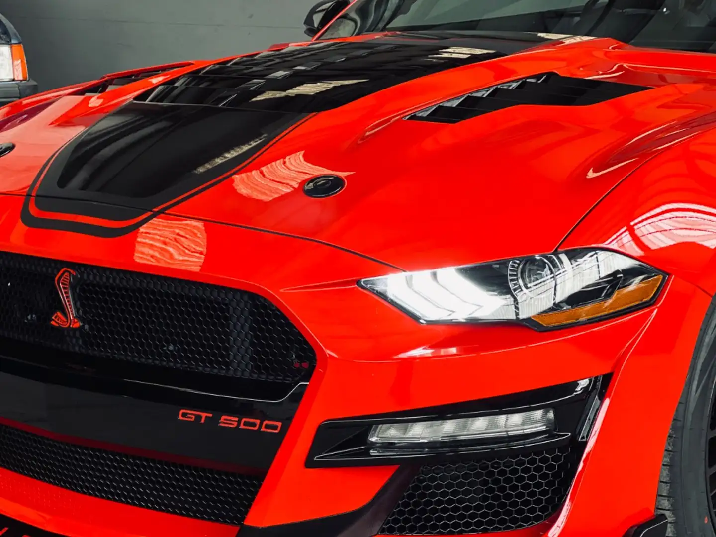 Ford Mustang Cabrio 2.3 Ecoboost * Shelby Look * Piros - 1