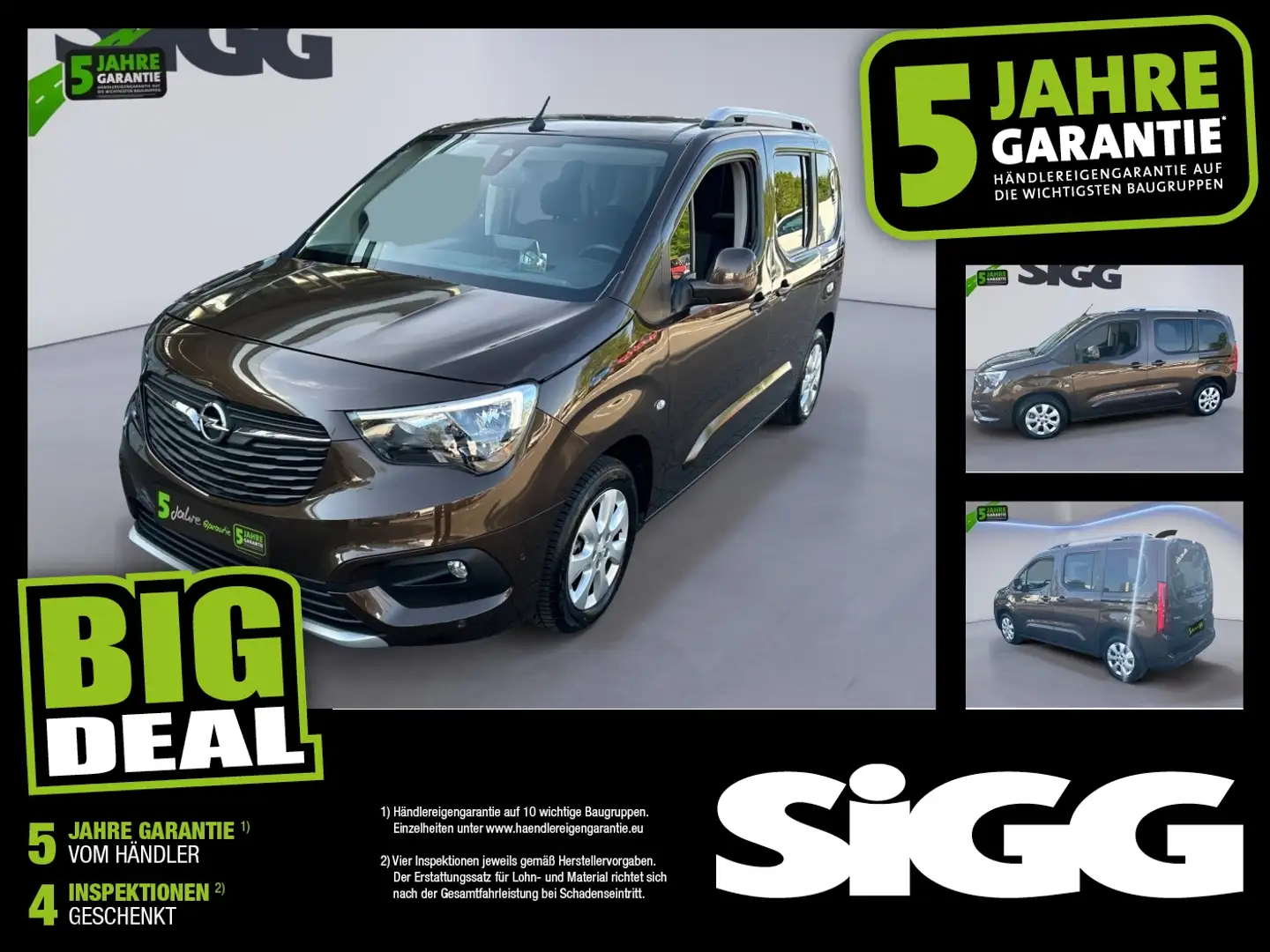 Opel Combo Life E INNOVATION Sitzheizung Tempomat Hnědá - 1