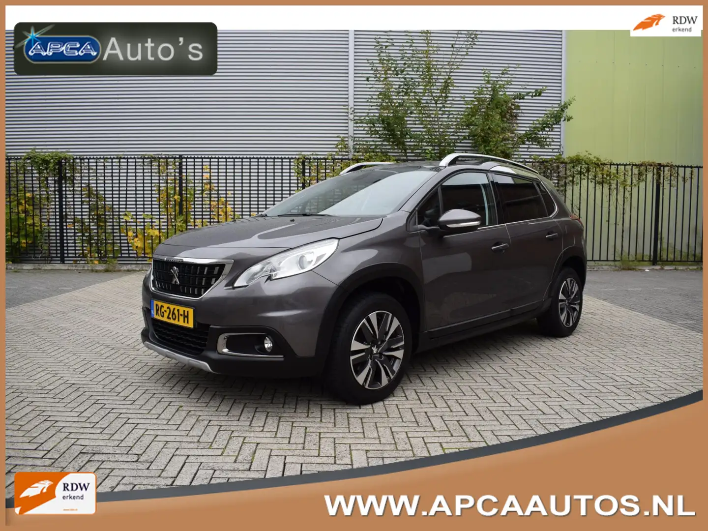 Peugeot 2008 1.2 PureTech Allure 12 mnd GARANTIE DBriem is vv N Grijs - 1