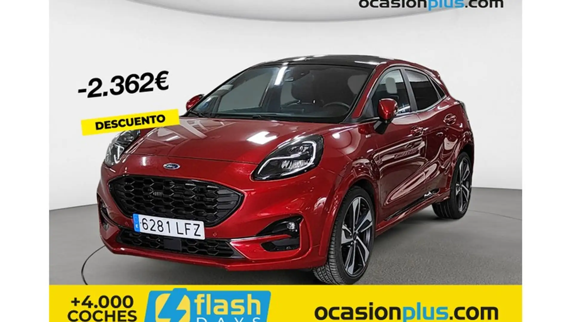 Ford Puma 1.0 EcoBoost MHEV ST-Line X 155 Rojo - 1