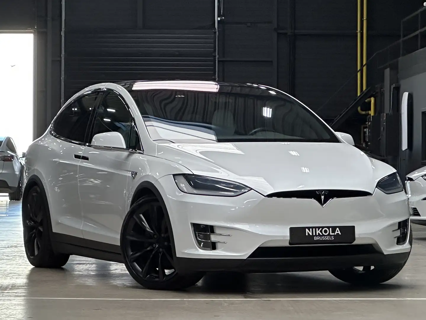Tesla Model X LONG RANGE - AUTOPILOT - 5 SEATS - WINTER PACK Blanc - 1
