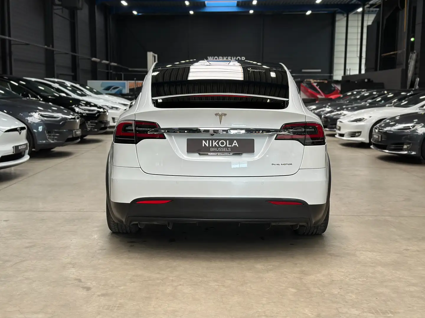 Tesla Model X LONG RANGE - AUTOPILOT - 5 SEATS - WINTER PACK Blanc - 2